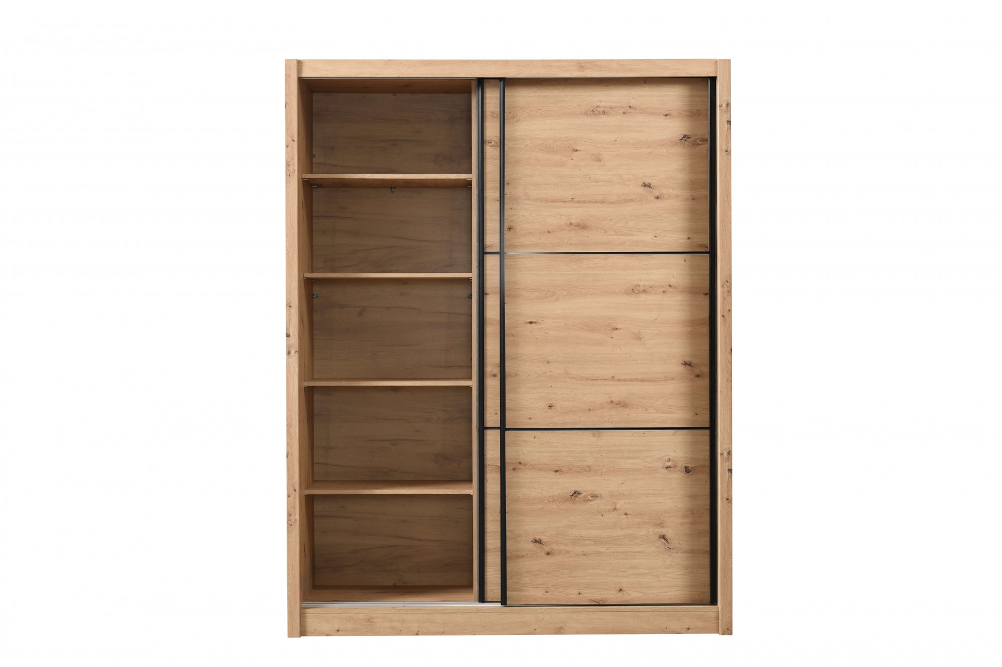 INOSIGN Schwebetürenschrank »Navara Kleiderschrank Wäscheschrank«, in 3 Breiten, mit kompletter Innenausstattung, FSC®-zertifiziert