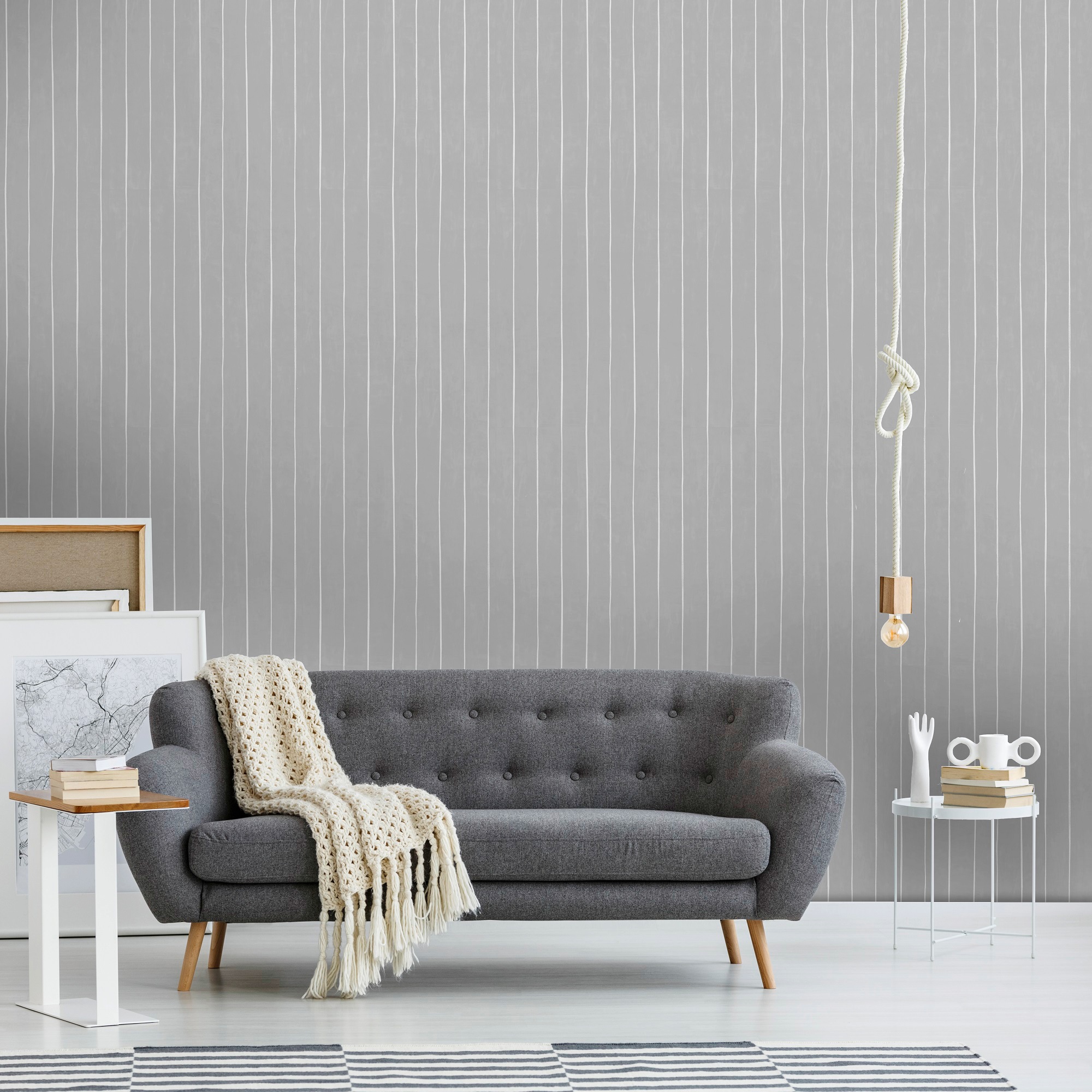 Superfresco Easy Vliestapete »Streifen«, gemustert, FSC® zertifiziert, mit lebhaftem Druck, 10 Meter Länge