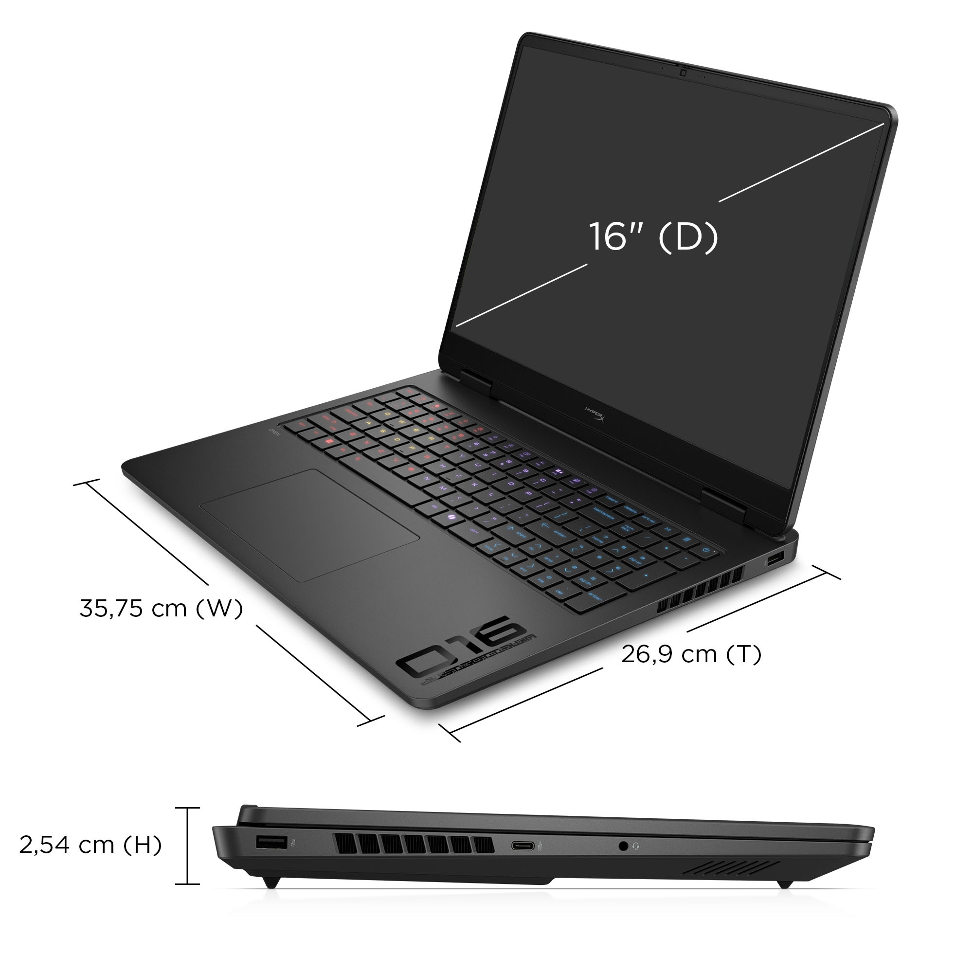 HP Gaming-Notebook »HyperX OMEN 16-ap1291ng« 40,64 cm / 16 ″ AMD Ryzen 9 GeForce RTX 5070 512 GB SSD