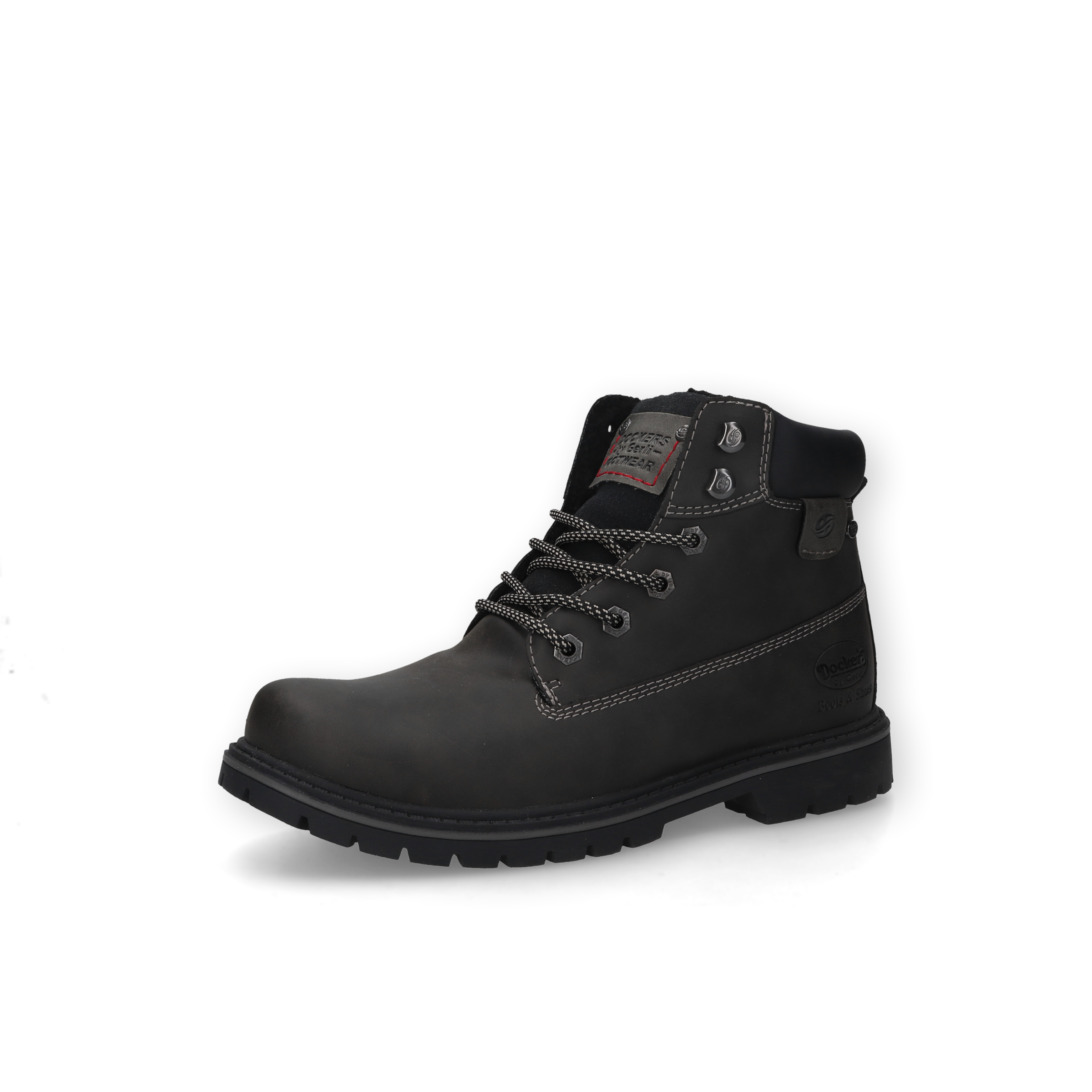 Dockers by Gerli Schnürboots  Workerboots, Schnürstiefelette mit Schaftrandpolsterung
