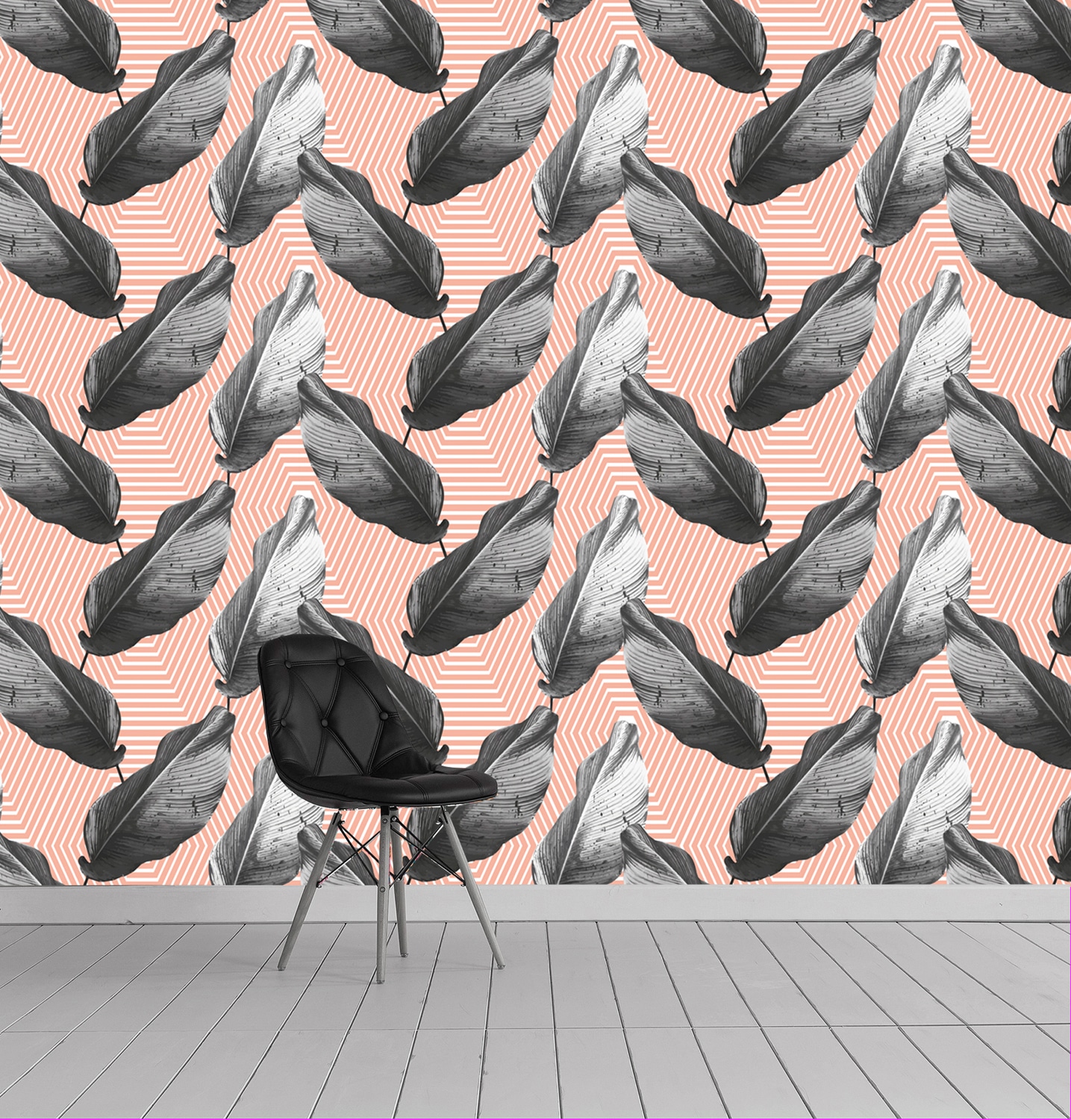 queence Vinyltapete »Shis« Motiv | floral | geblümt | gemustert glatt 90x250cm, selbstklebend, kinderleichte Anbringung, , Sticker