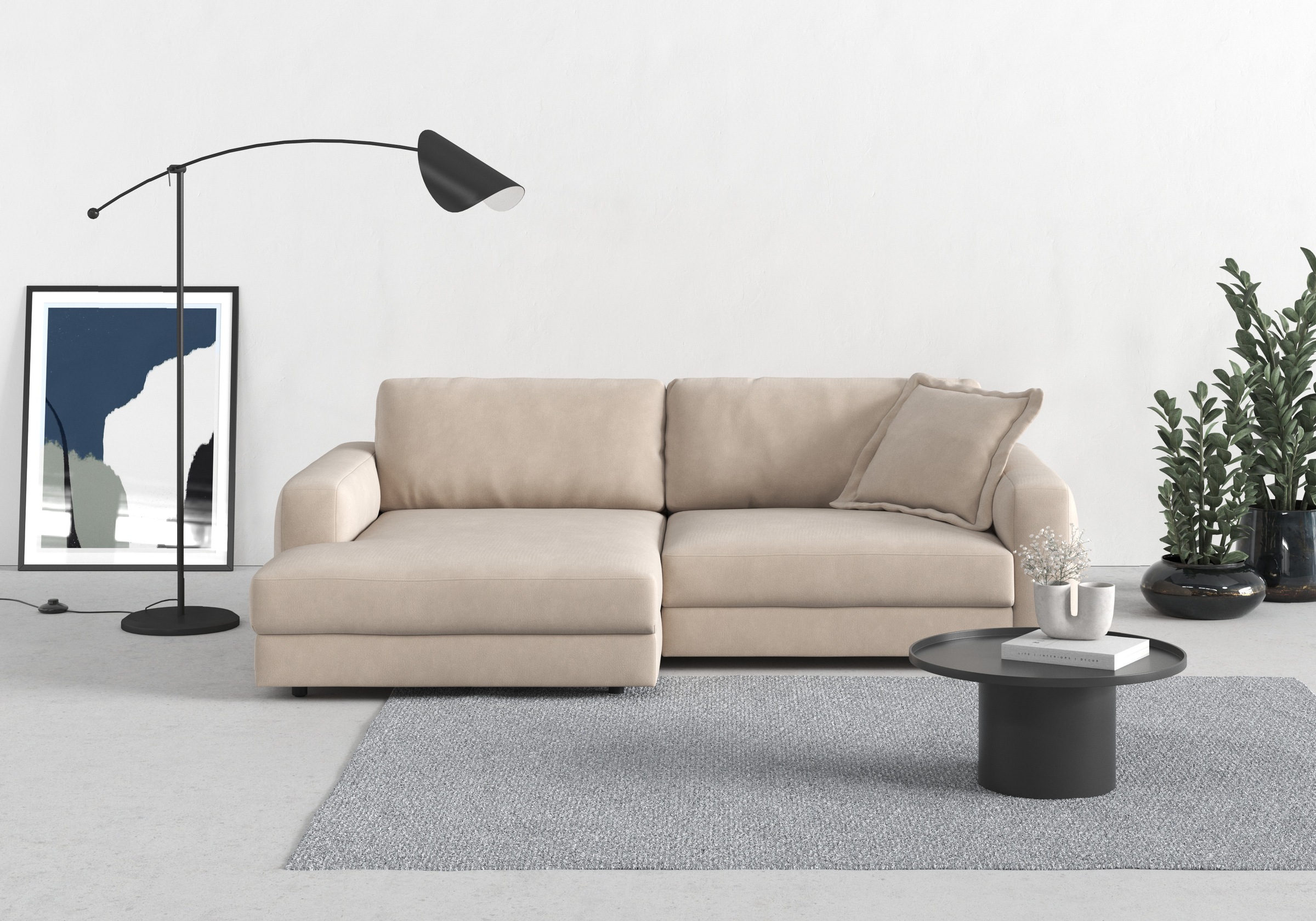 TRENDMANUFAKTUR Ecksofa »Bourbon« mit extra hohem Sitzkomfort, auch in Cord günstig online kaufen