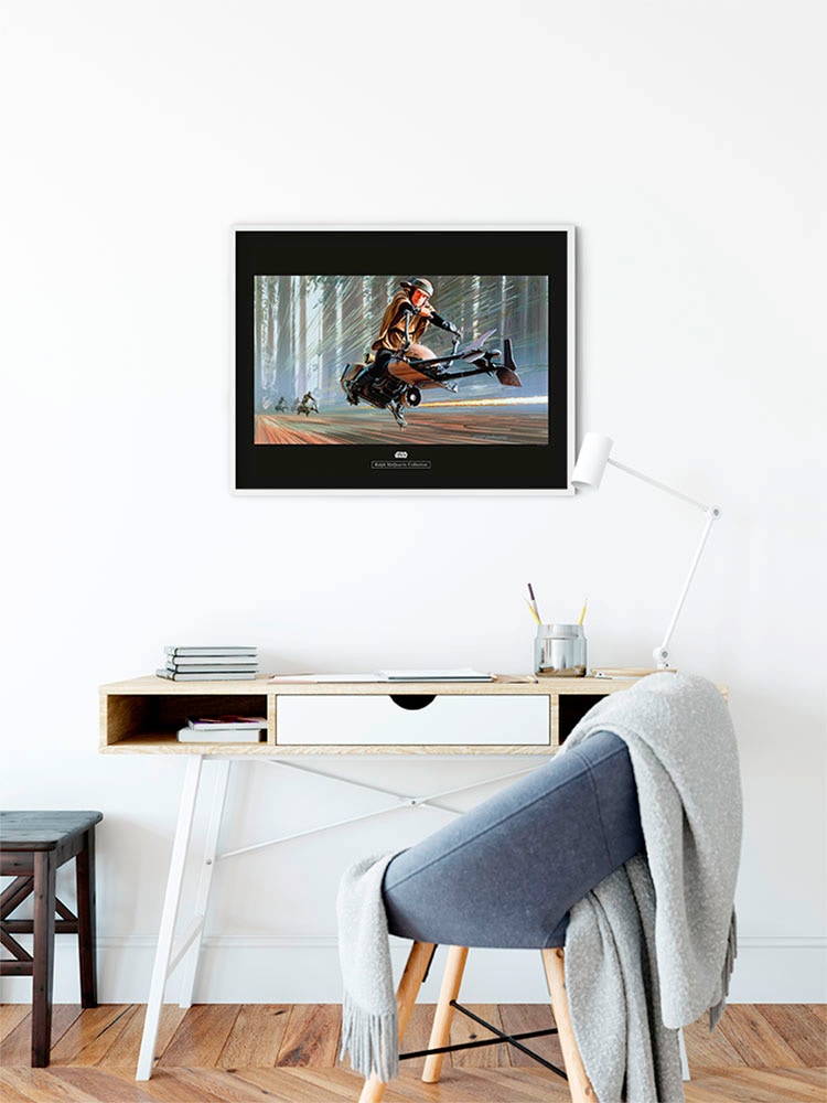 Komar Bild »Star Wars Classic RMQ Endor Speeder« Star Wars 1 Stk. tlg. Wandbild zur Dekoration im Kinderzimmer - ohne Rahmen