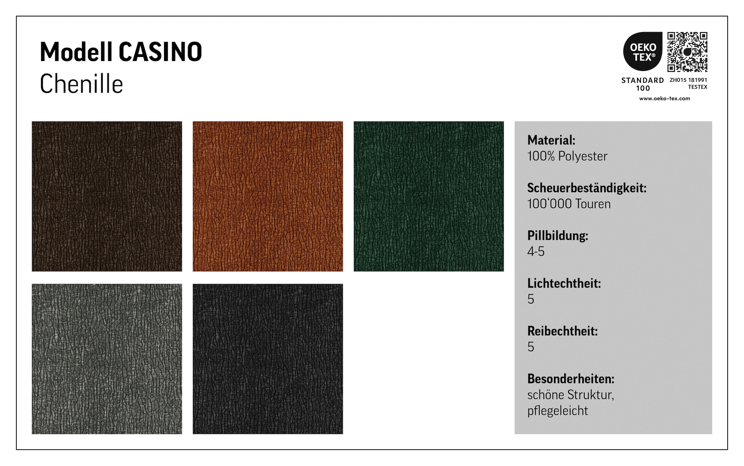 COTTA 2-Sitzer »Casino Sofa, mit extra breiten Armlehnen, B: 159 cm« Polstergarnitur, auch als Set erhältlich