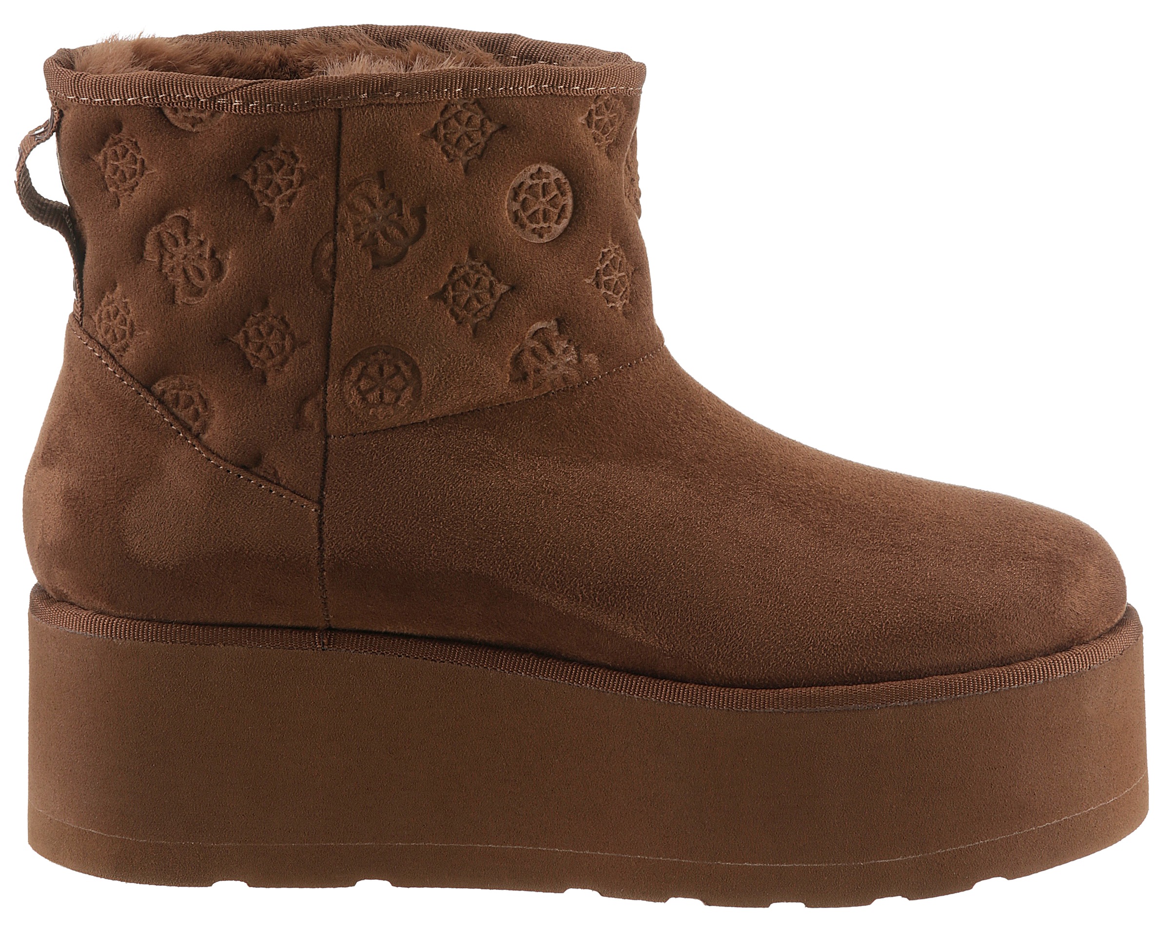 Guess Winterboots »JILLA«, mit Leder-Innensohle