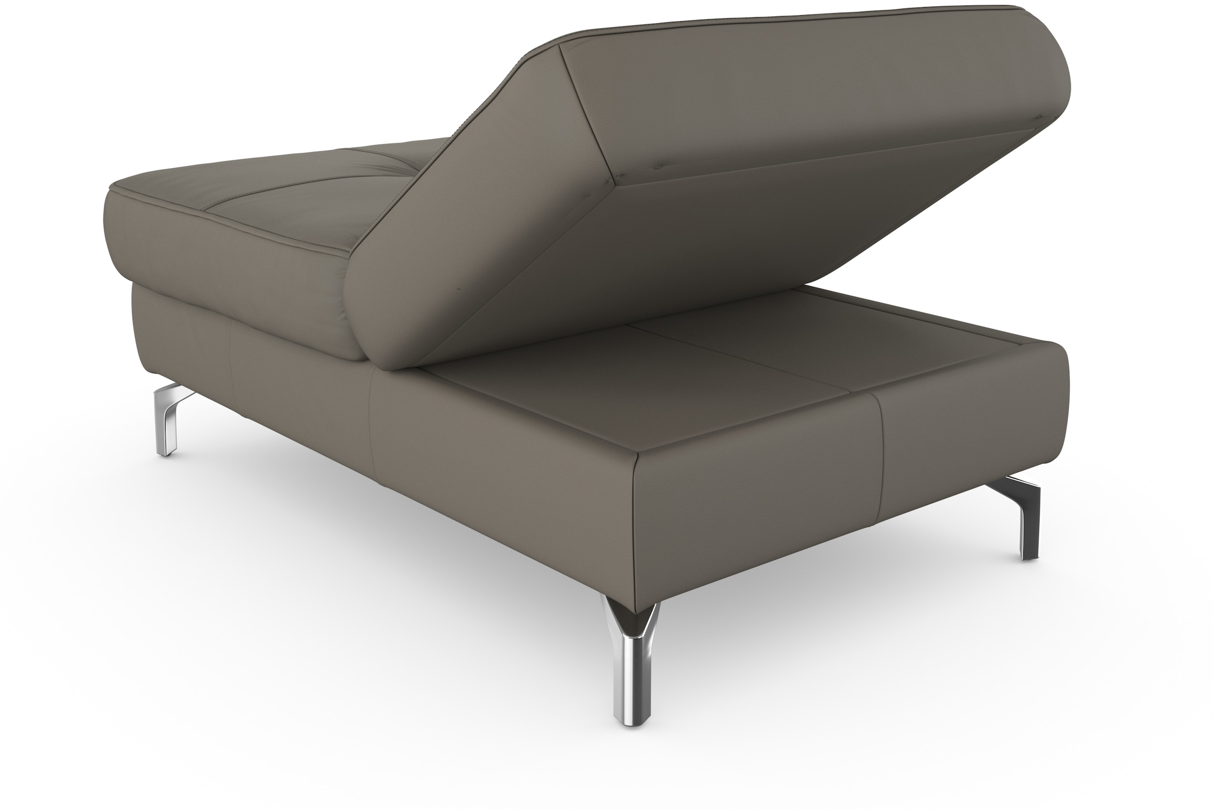 sit&more Hocker »Bendigo«, mit Klappfunktion, Bodenfreiheit 12 cm, wahlweise in 2 Fußfarben