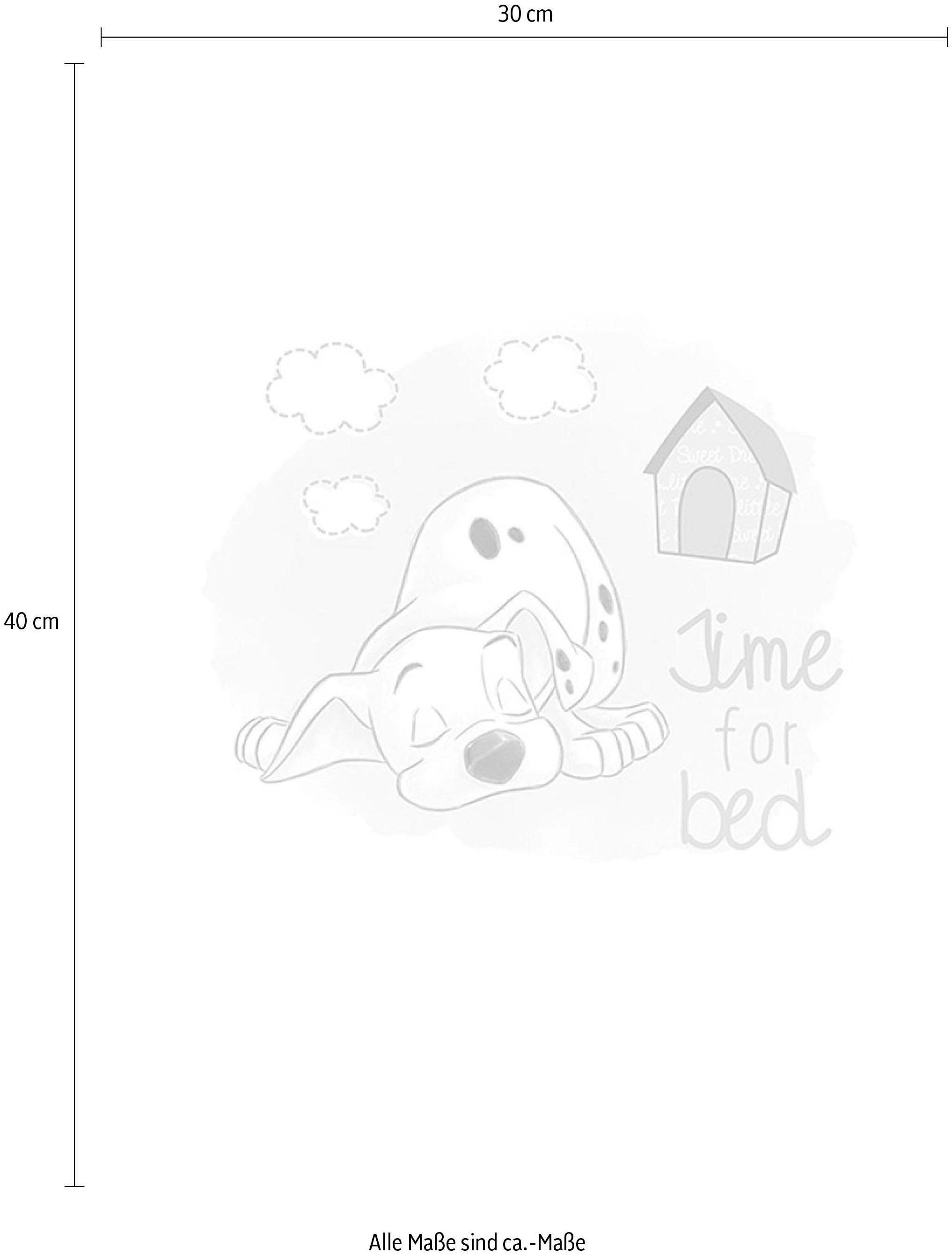 Komar Bild »101 Dalmatiner Bedtime«, Disney, (1 St.), Wandbild zur Dekoration im Kinderzimmer - ohne Rahmen