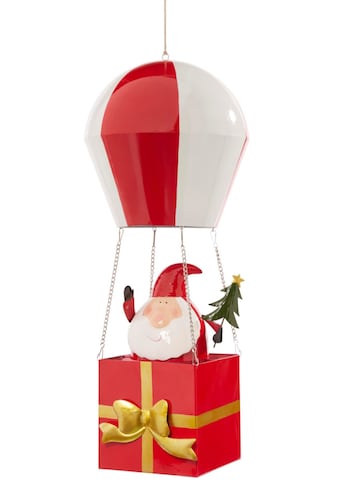 Dekoobjekt »Ballon mit Weihnachtsmann«, Aus Metall, Höhe 78 cm kaufen