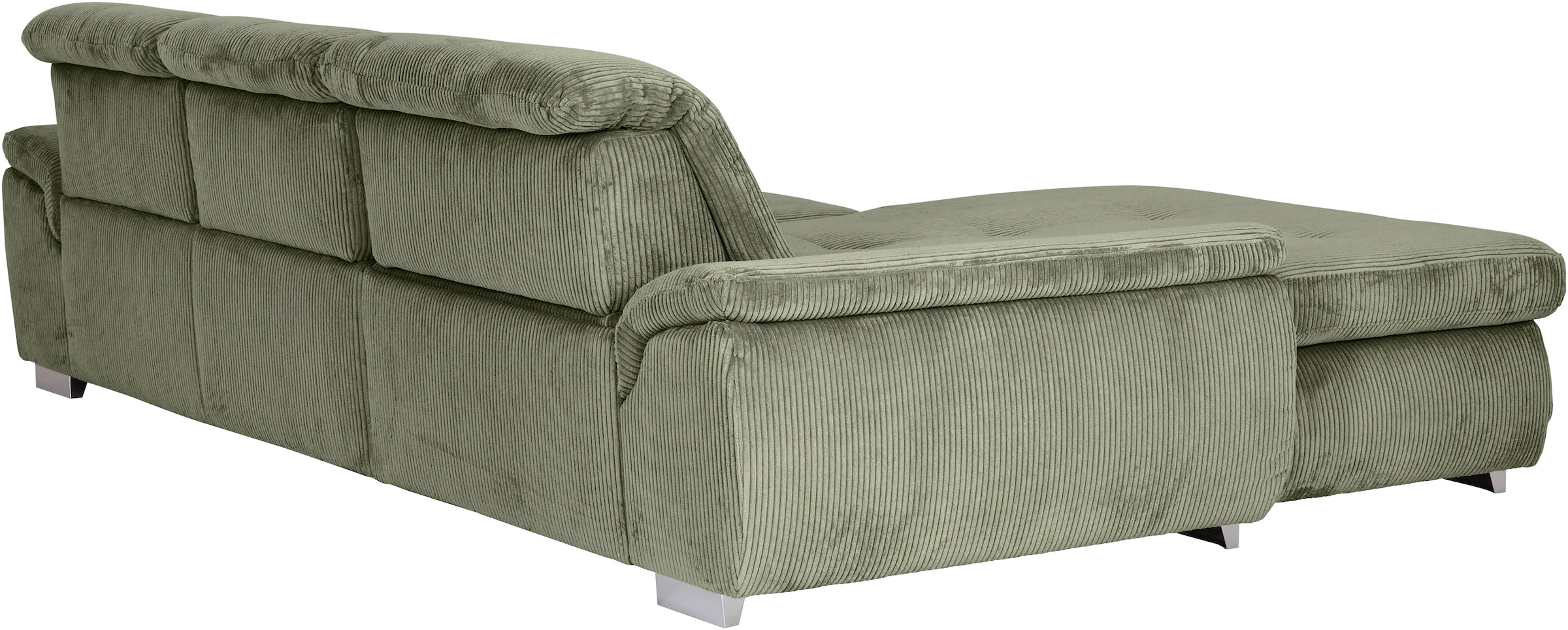 Die PlanBar Ecksofa »MP-IN16037 L-Form, Breite 289 cm, mit Kaltschaum-Polsterung« mit Sitztiefenverstellung & Zierkissen