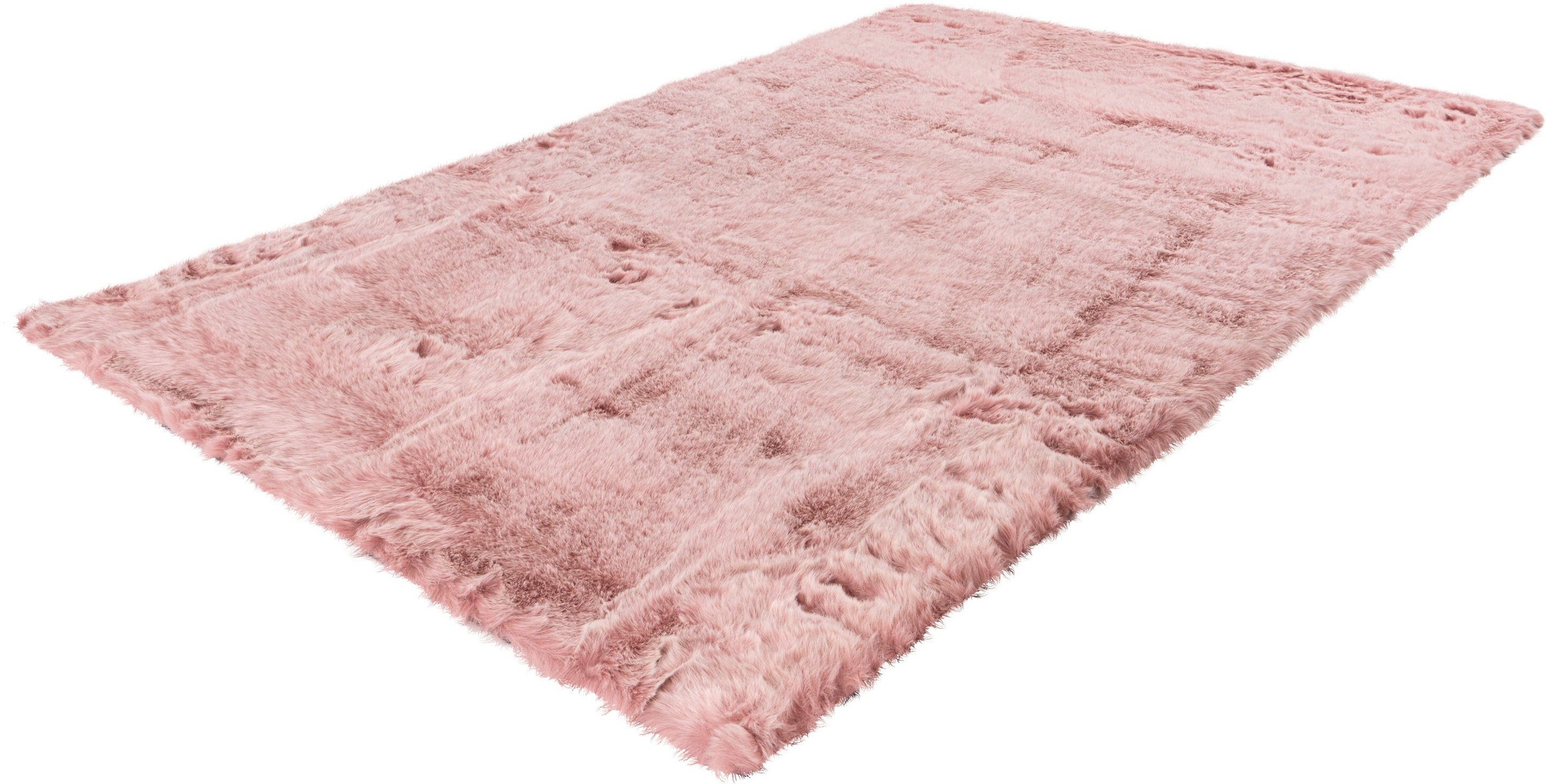 my home Hochflor-Teppich »Aysu«, rechteckig, 52 mm Höhe, einfarbiger Teppich, besonders weich und kuschelig