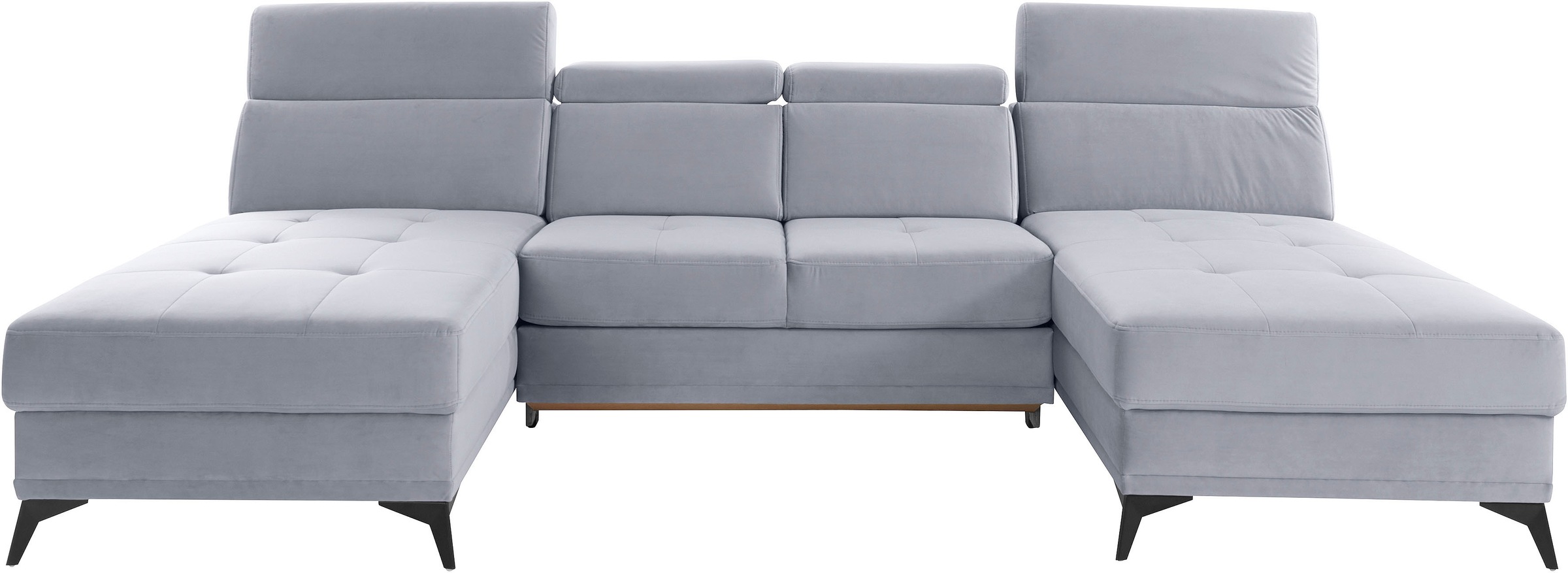 Home affaire Wohnlandschaft »Cardiz U-Form« inkl.Kopfteilverstellung und Fe günstig online kaufen