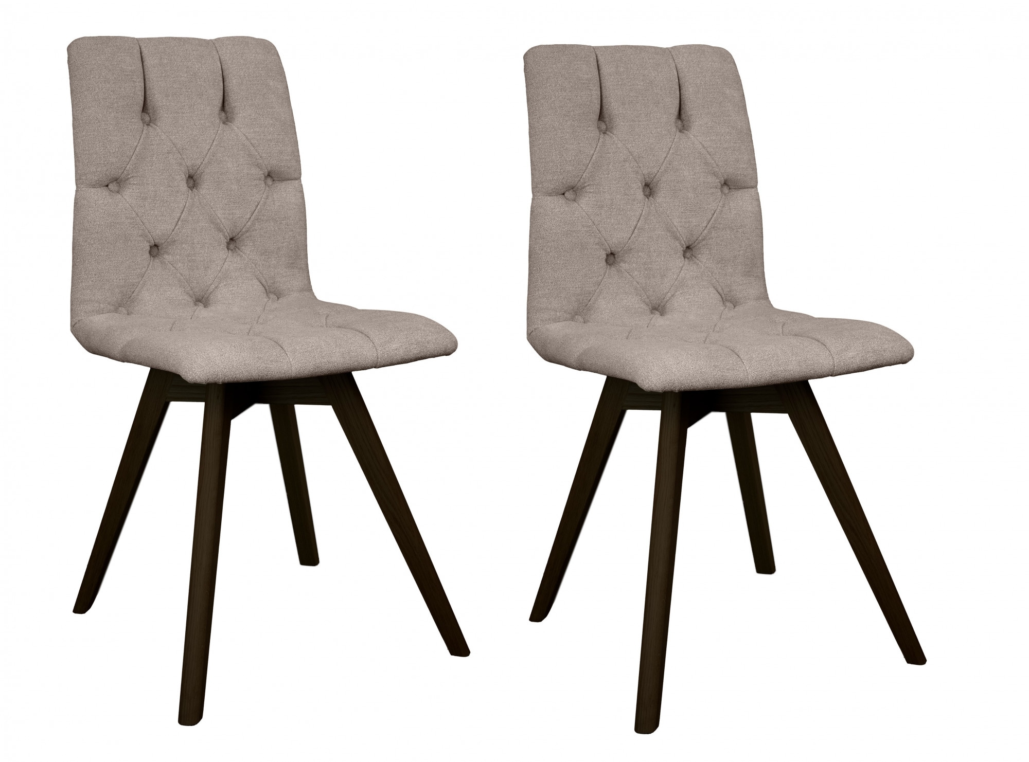 andas Esszimmerstuhl »Rania« (Set) 2 Stk. Microfaser mit Massivholzbeinen günstig online kaufen