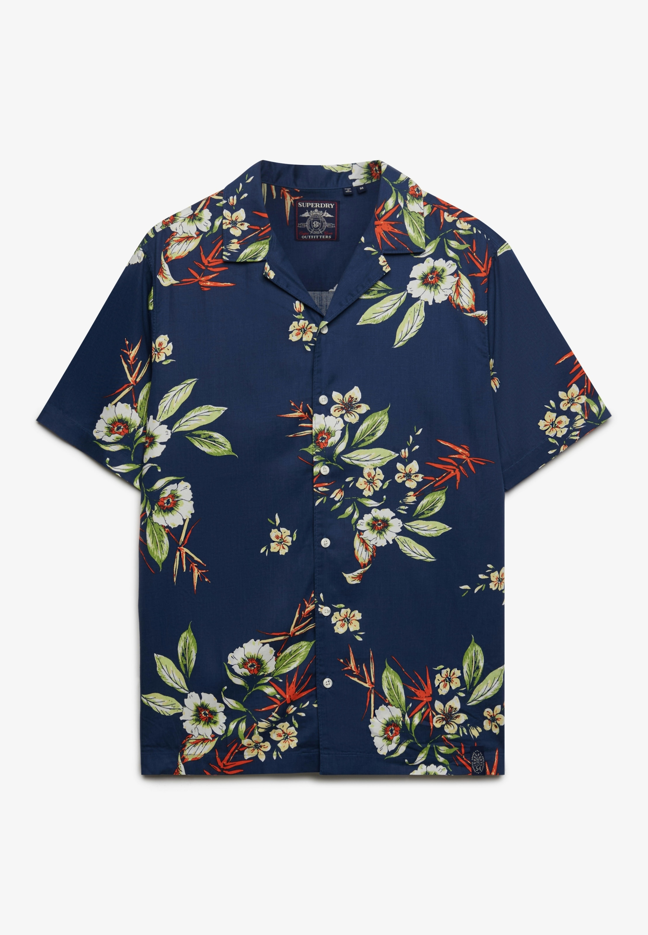 Superdry Hawaiihemd »HAWAIIAN PRINT S/S SHIRT« mit sommerlich coolem Hawaii-Blumen-Print