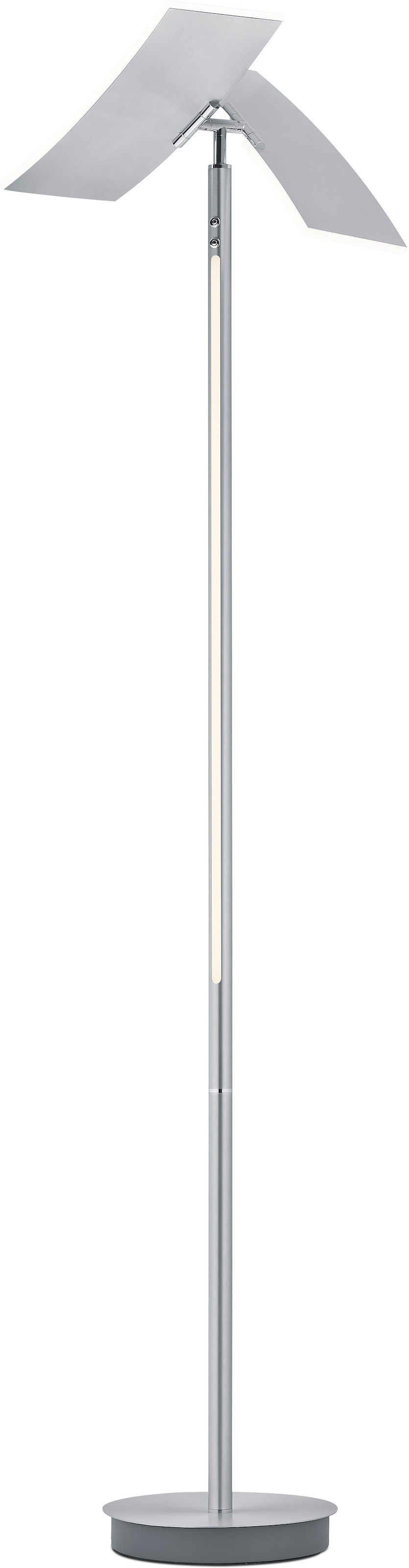HELL höllisch gutes Licht LED Stehlampe »TWICE« LED-Modul 1 Stk. warmweiß - kaltweiß Tastdimmer, CCT