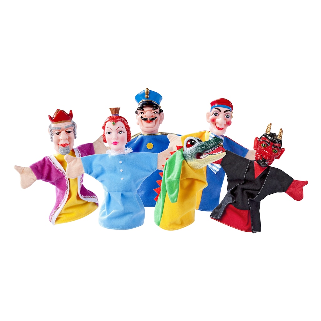 SIMBA Handpuppe »Kasperlefiguren«, (Set, 6 tlg.)