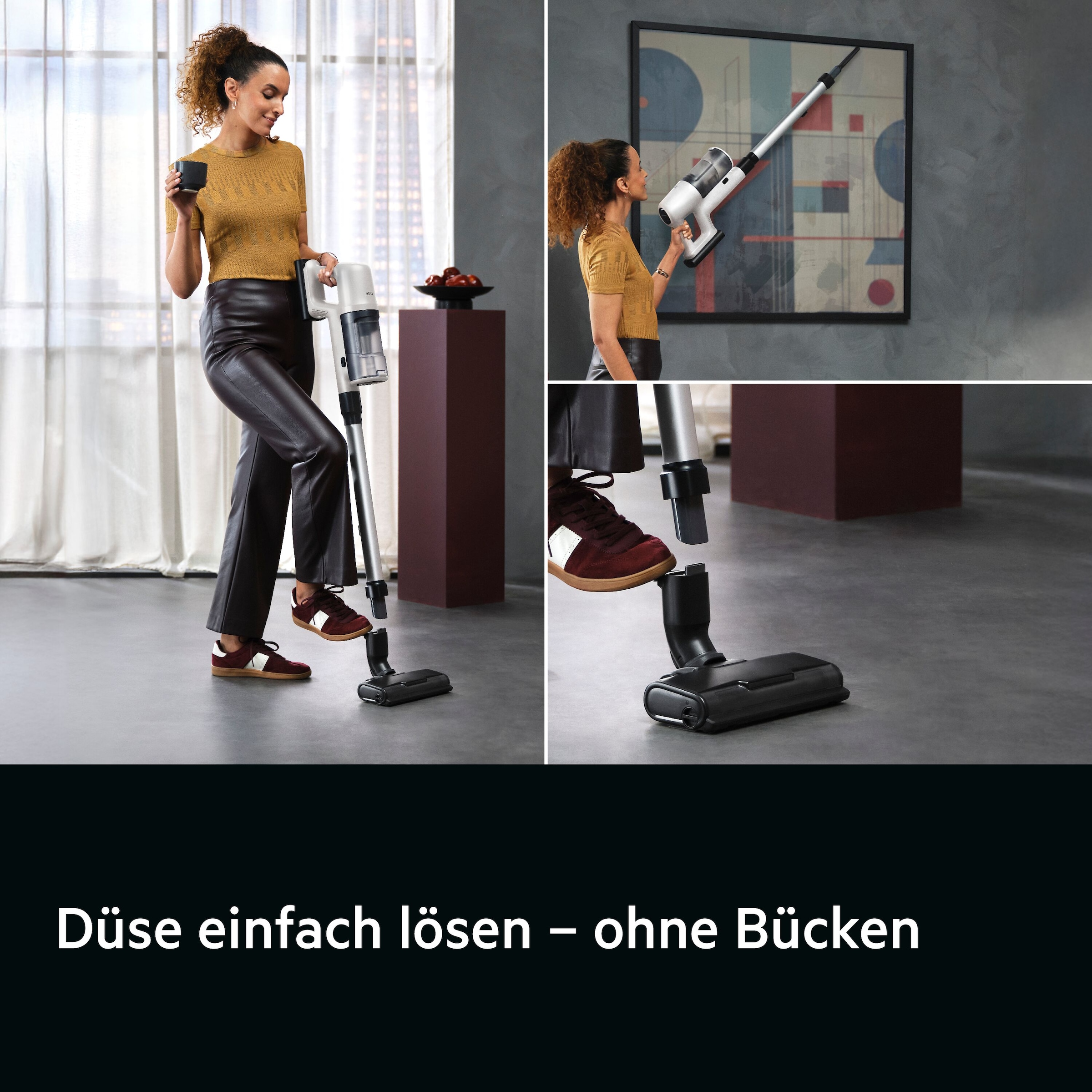 AEG Akku-Hand-und Stielstaubsauger »6000 Staubsauger«, sehr leicht 2,5 kg, 53 % Recyclingmaterial, bis zu 50 Min. Laufzeit