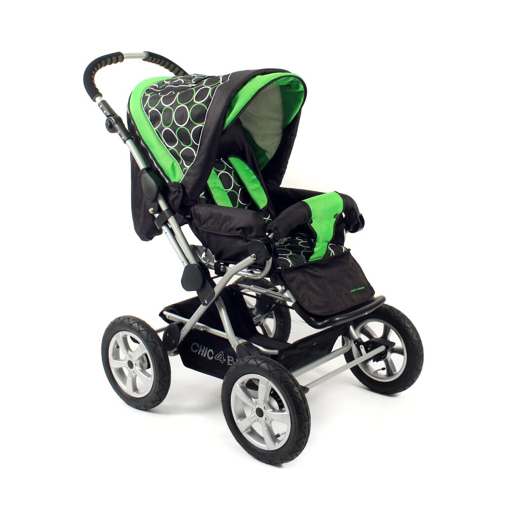 CHIC4BABY Kombi-Kinderwagen »Viva, Orbit green«, mit Lufträdern; Kinderwagen
