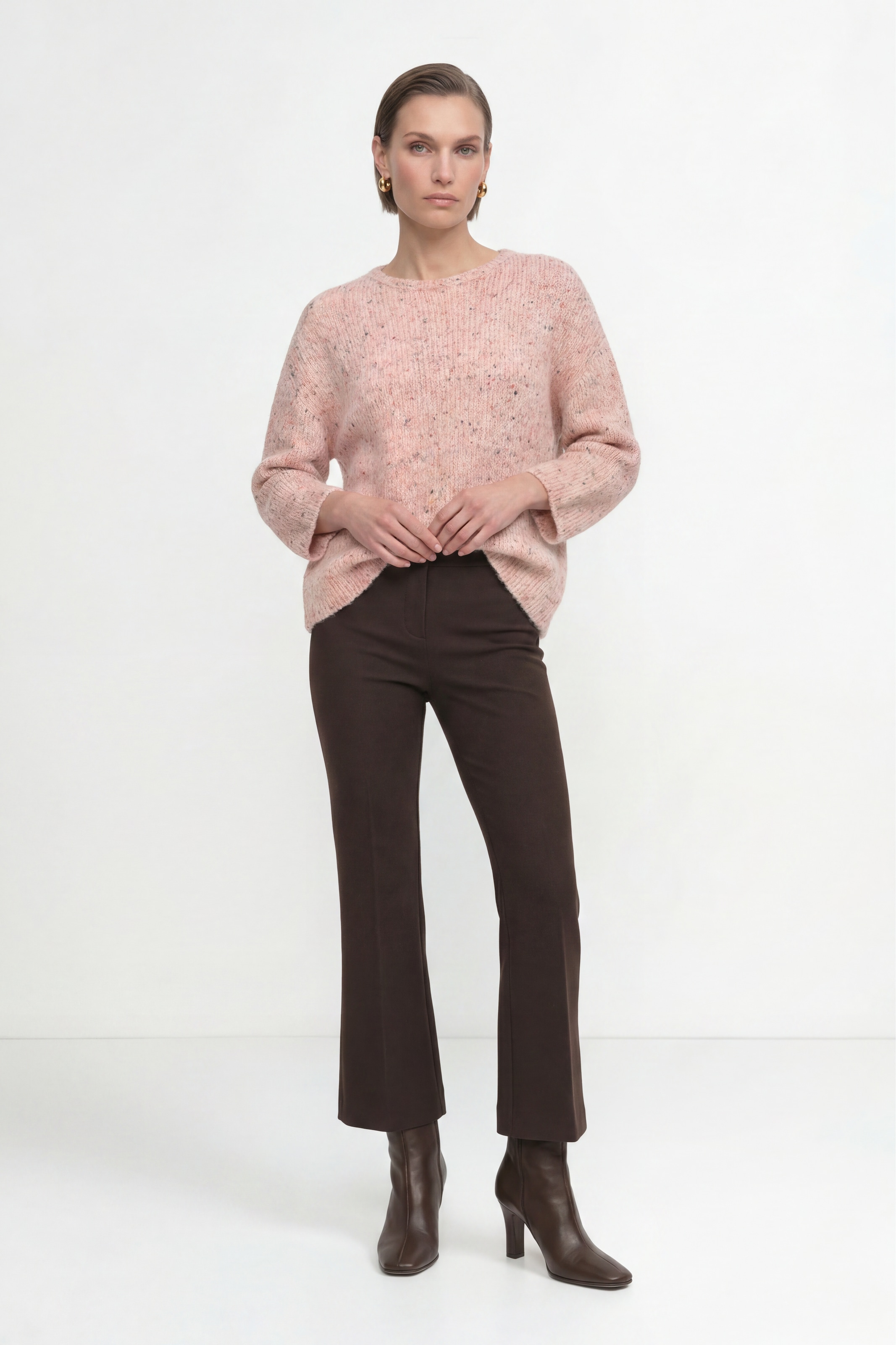 RICHROYAL Strickpullover Regular fit mit Rundhalsausschnitt