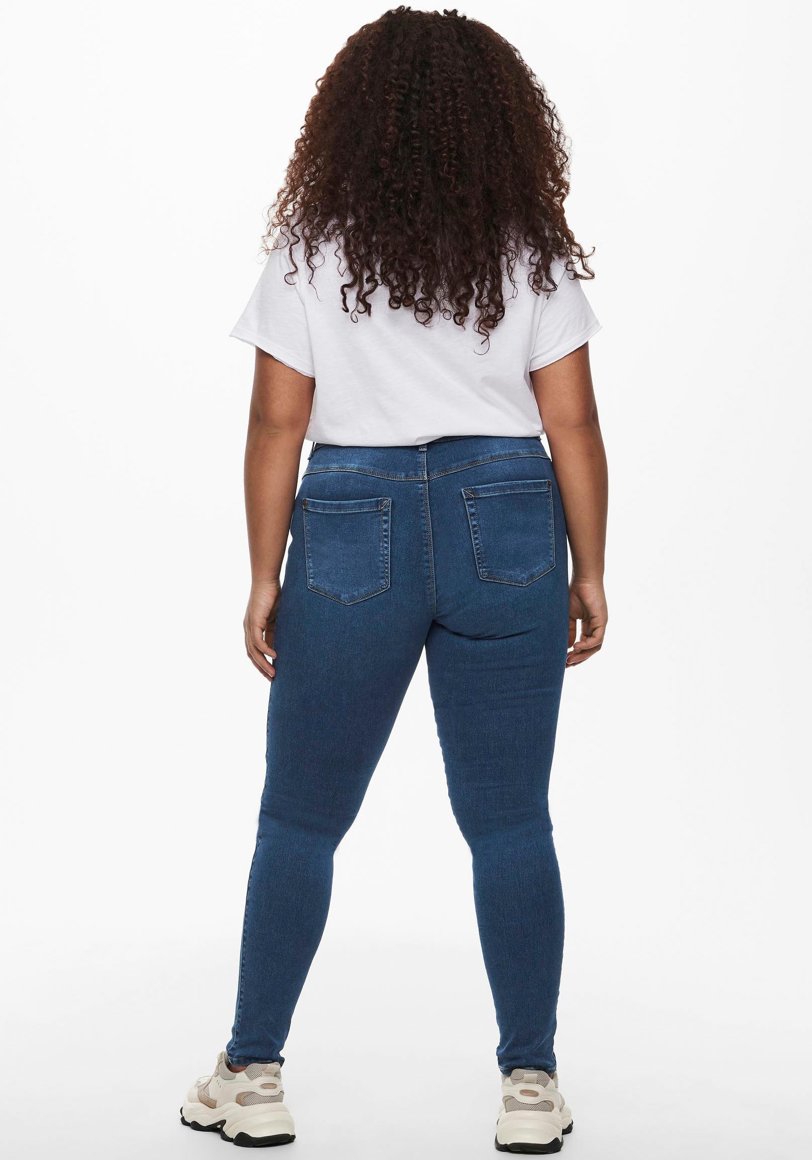 online SK HW kaufen DNM« CARMAKOMA High-waist-Jeans »CARAUGUSTA ONLY