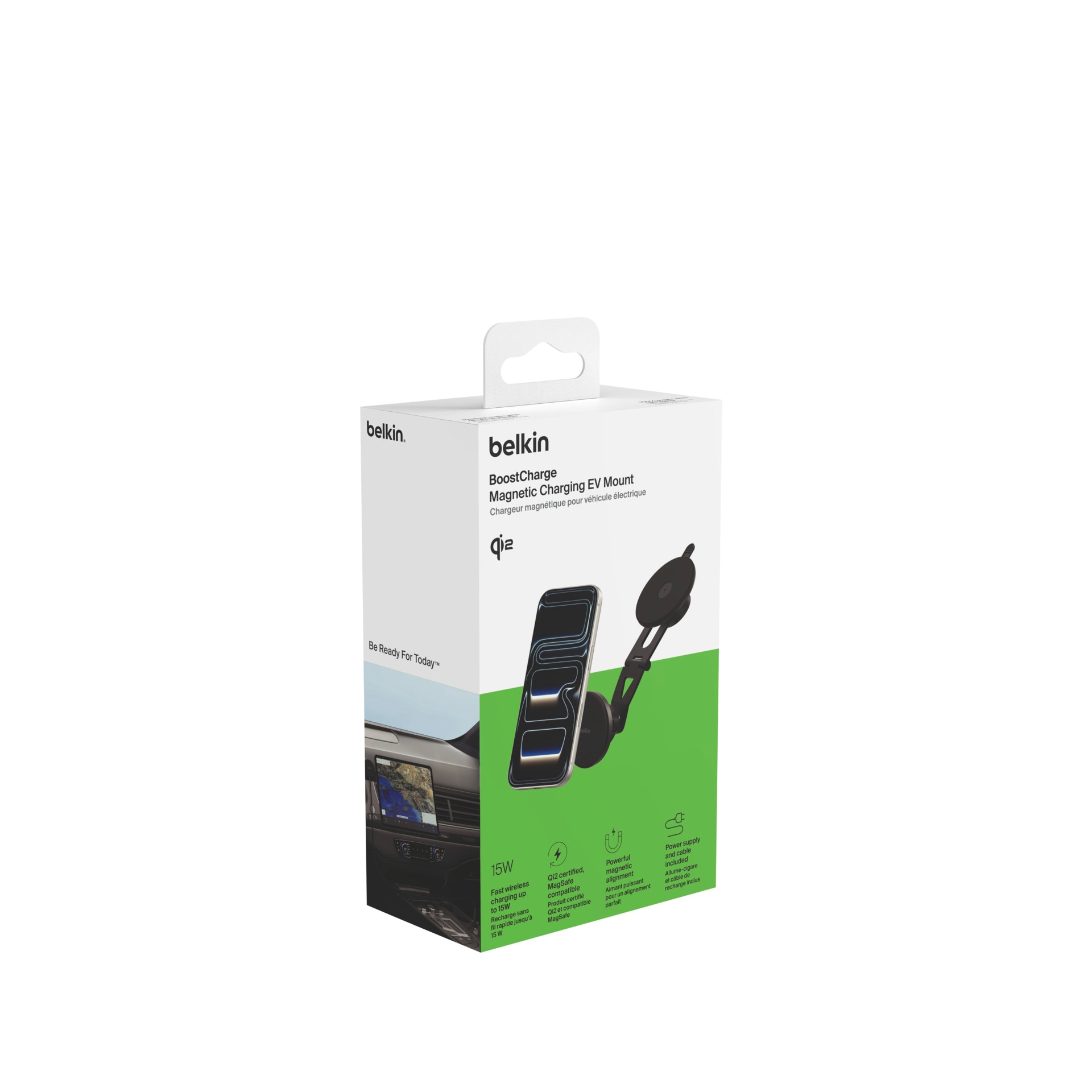 Belkin Wireless Charger »BoostCharge Magnetic Charging EV Mount«