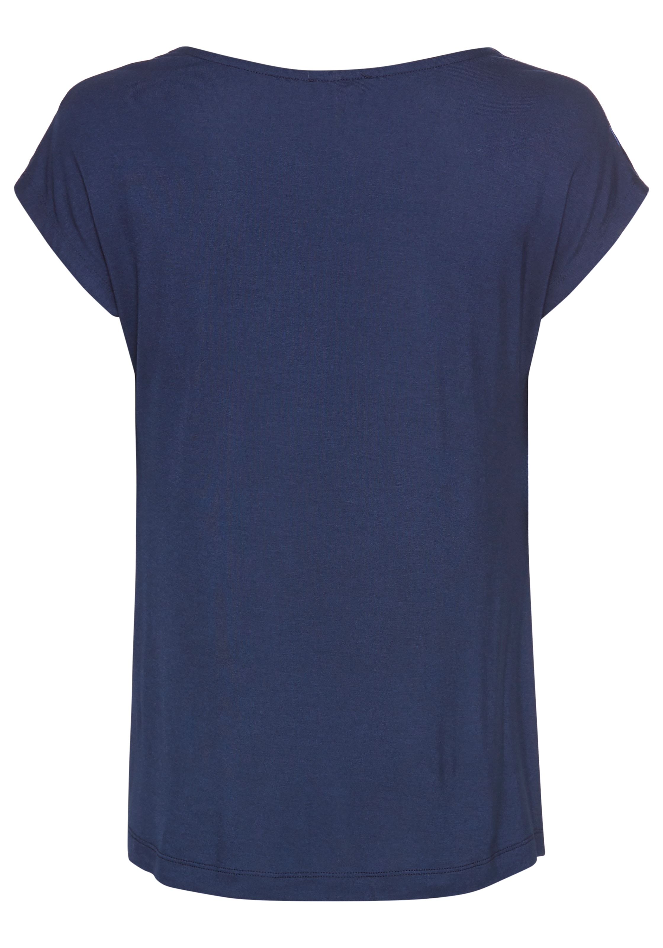 HECHTER PARIS Shirtbluse, mit Wasserfallausschnitt und Satinfront