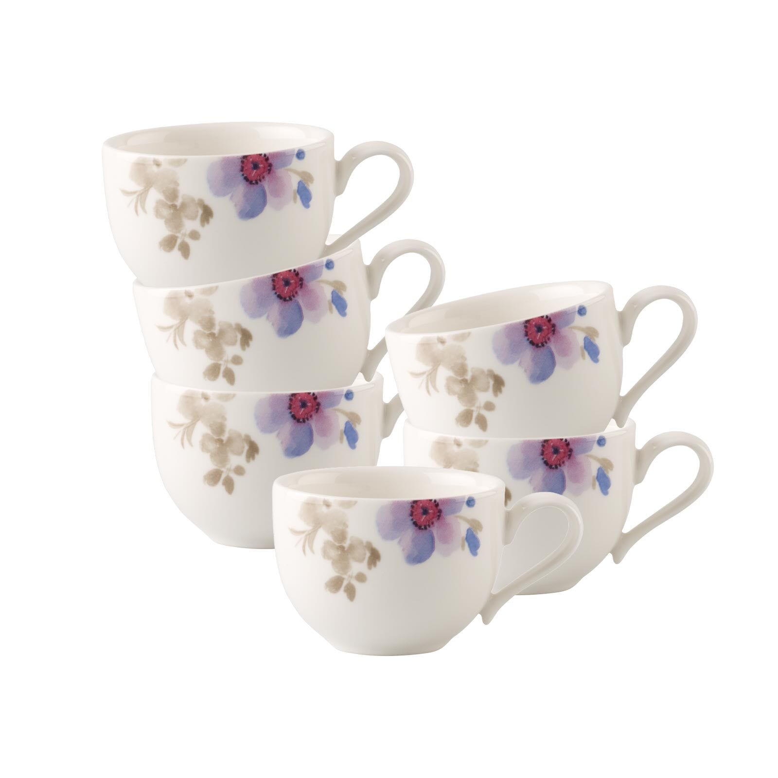 Villeroy & Boch Espressotasse »Mokka-/Espressotassen Mariefleur Gris Basic günstig online kaufen
