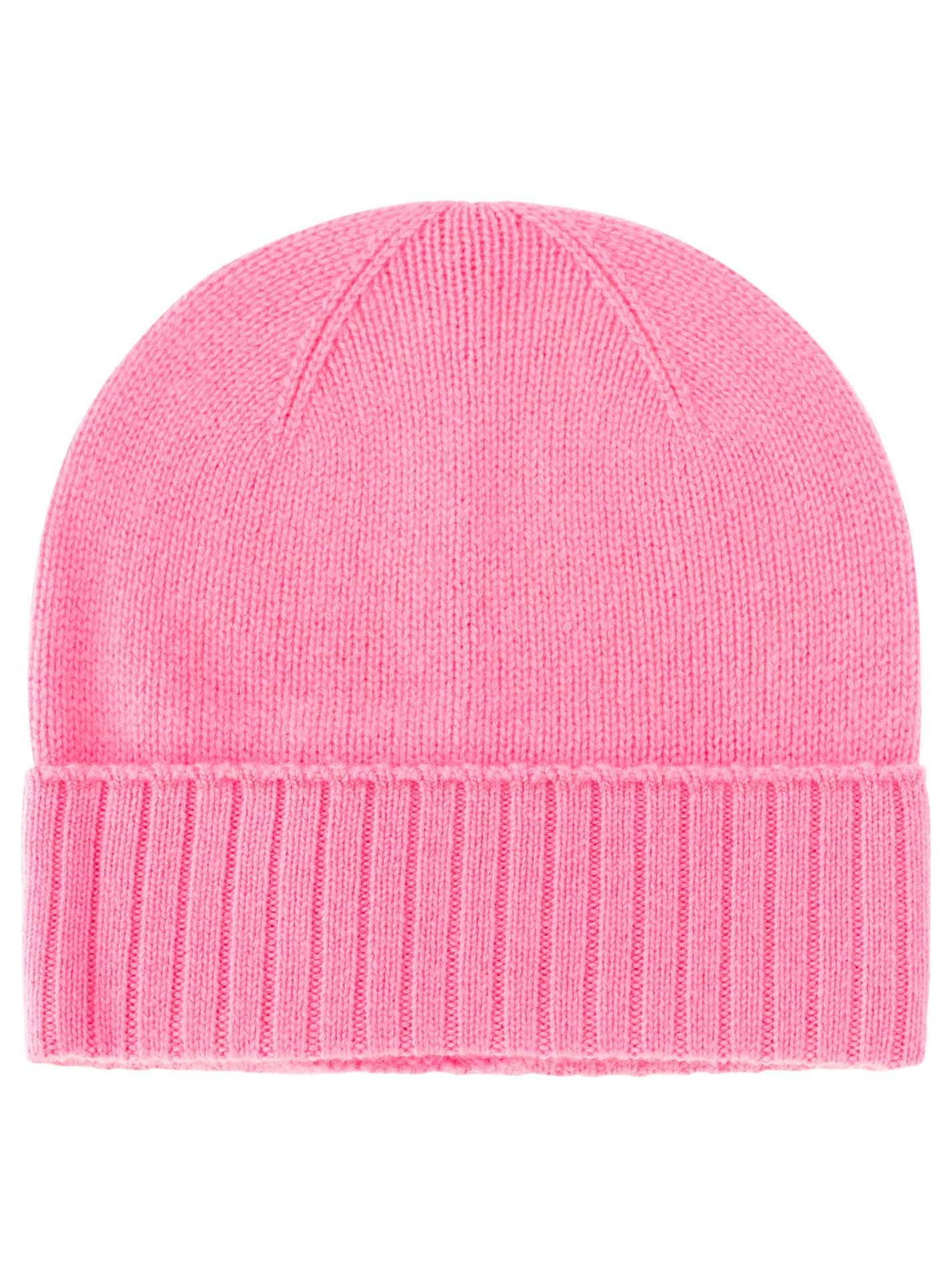 Zwillingsherz Strickmütze Feinstrick, breiter geripptem Umschlag