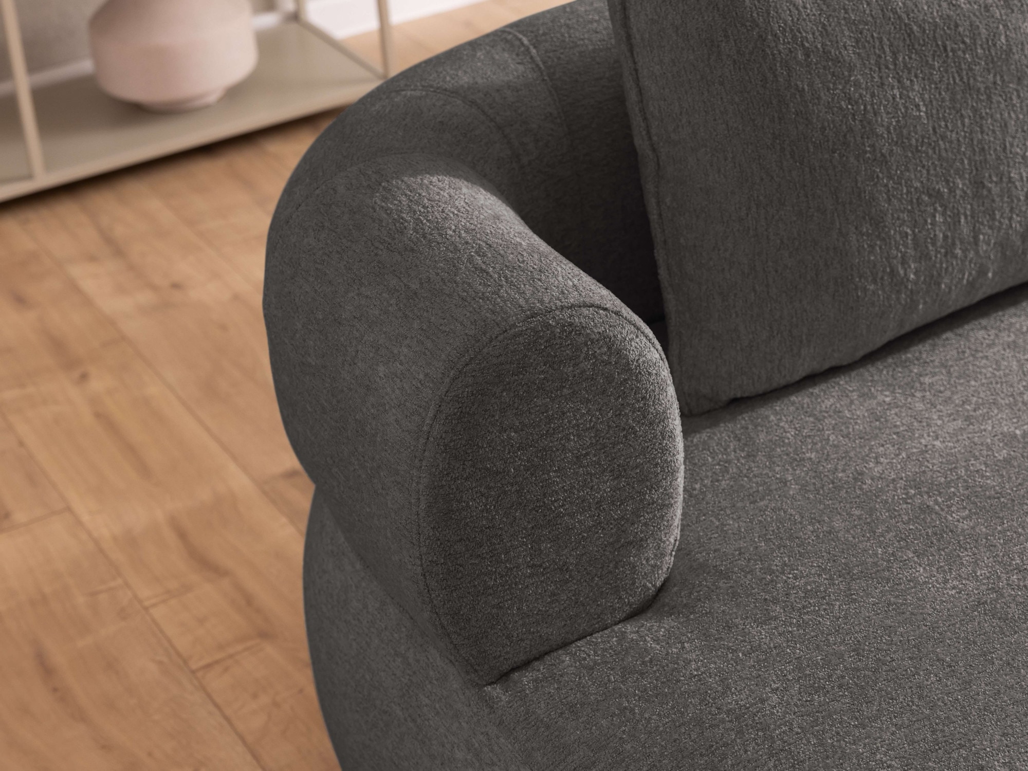 Home affaire XXL-Sessel »LUSSAC Loveseat extra tief, große Sitzfläche, Maße B/T/H: 123/158/78cm«