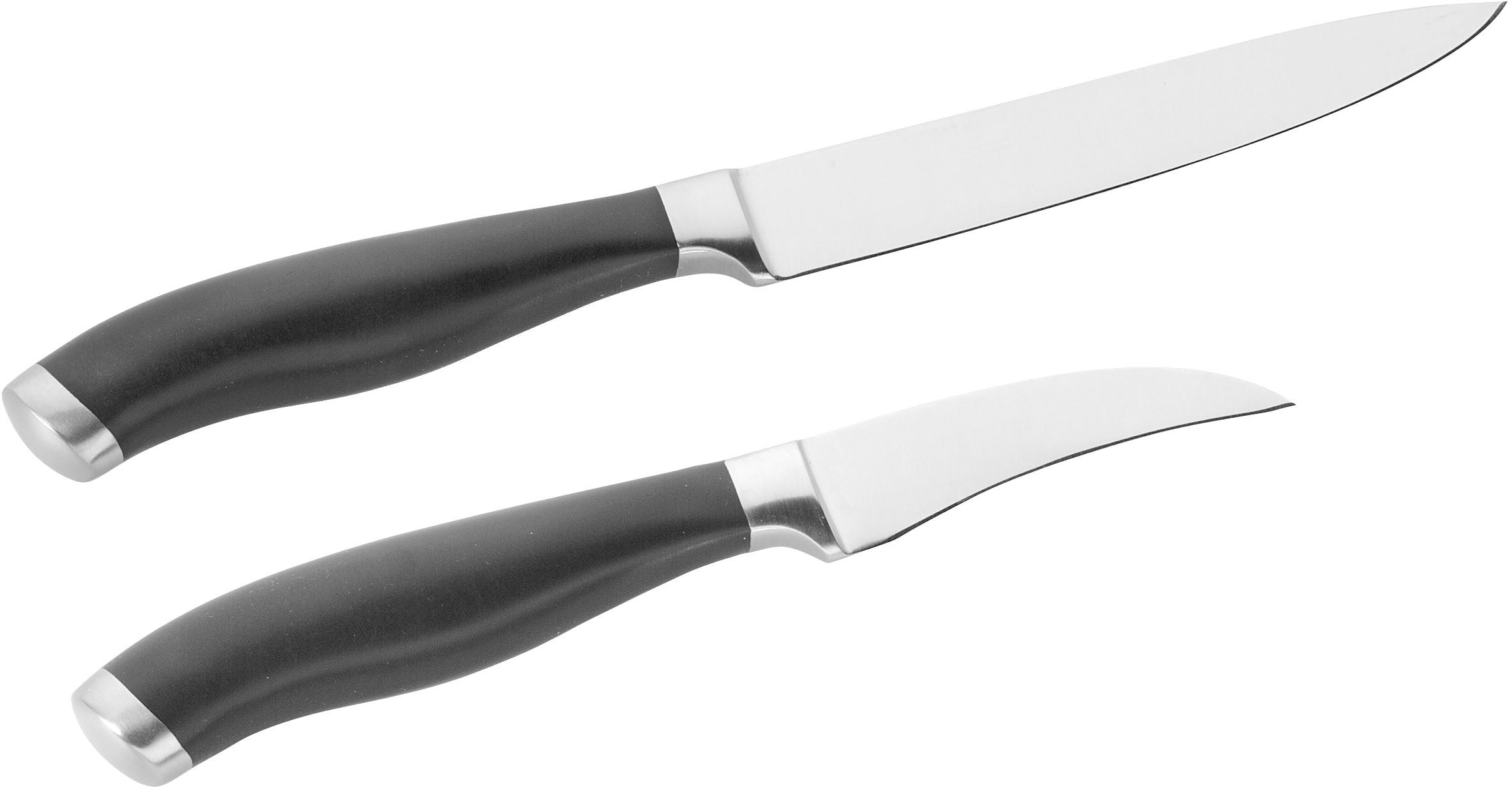 PINTINOX Messer-Set »Coltelli Professional«, (Set, 2 tlg.), (Küchenmesser, Gemüsemesser), Edelstahl, spülmaschinengeeignet