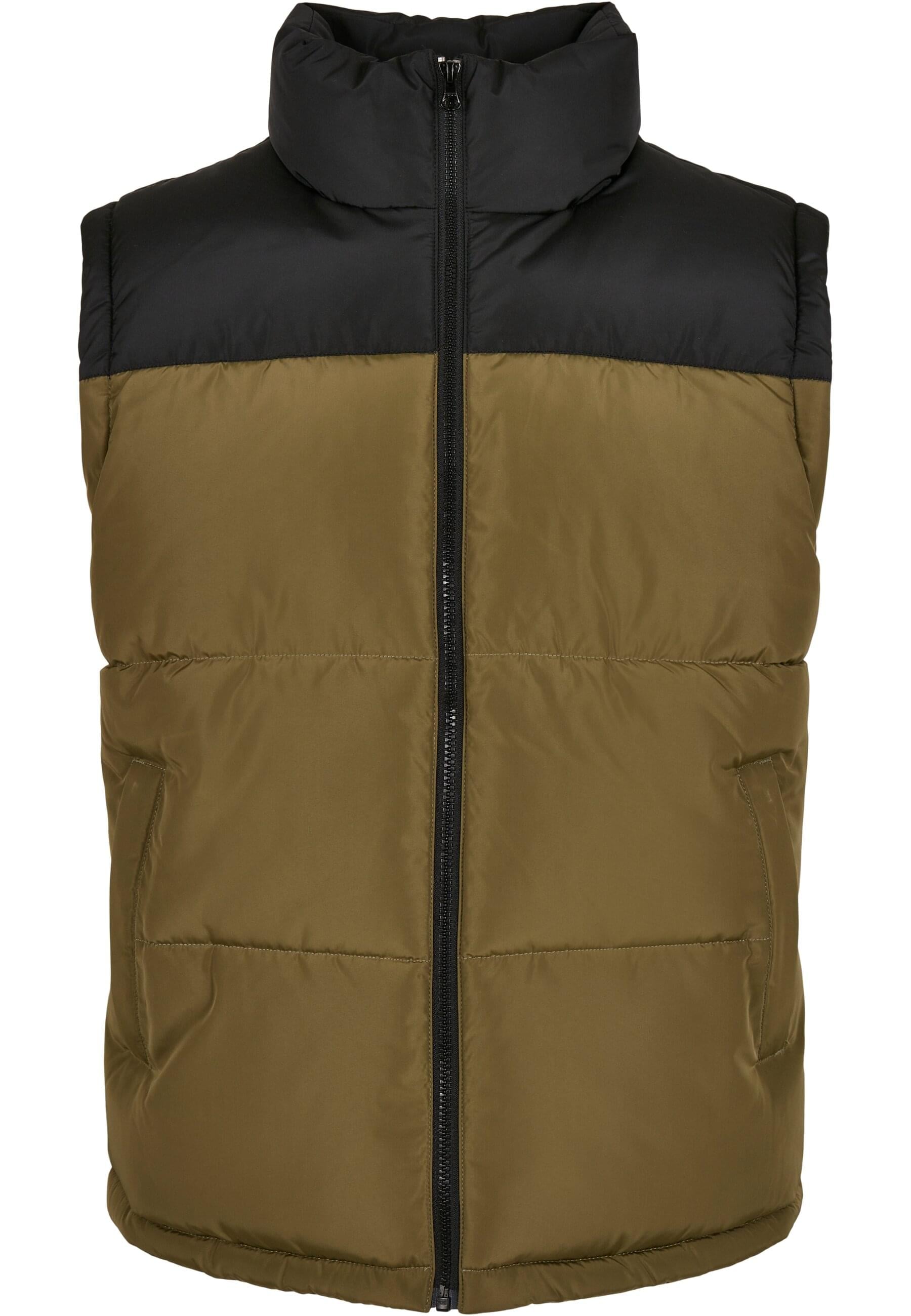 URBAN CLASSICS Jerseyweste »Urban Classics Herren Block Puffer Vest« 1 Stk.