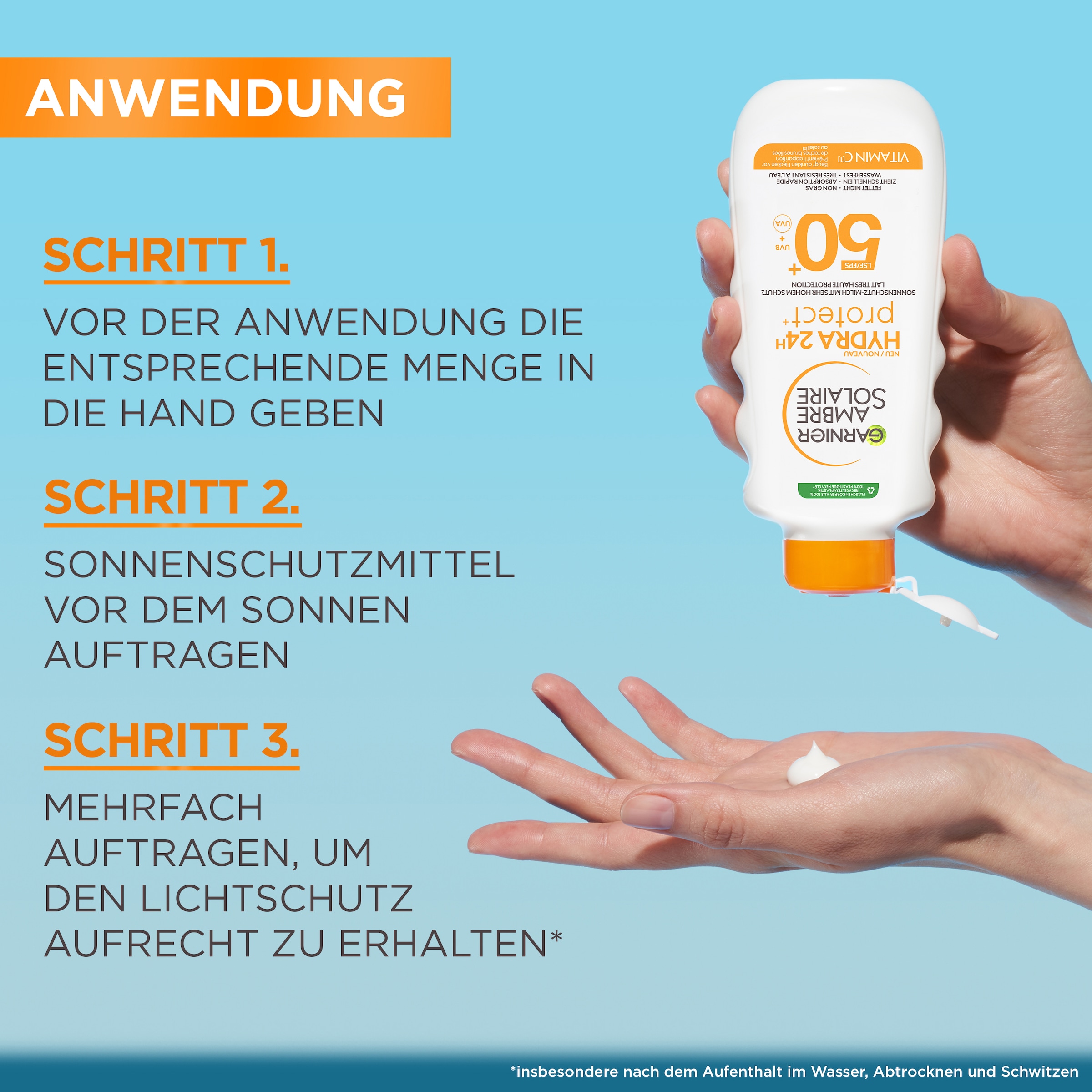 GARNIER After Sun-Spray »Garnier Hydra Protect+ 24h LSF 50«