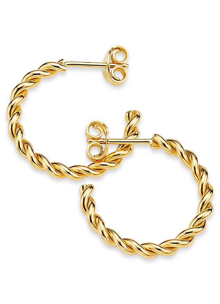 Bruno Banani Paar Creolen »Schmuck Geschenk Silber 925 Ohrschmuck Ohrringe«