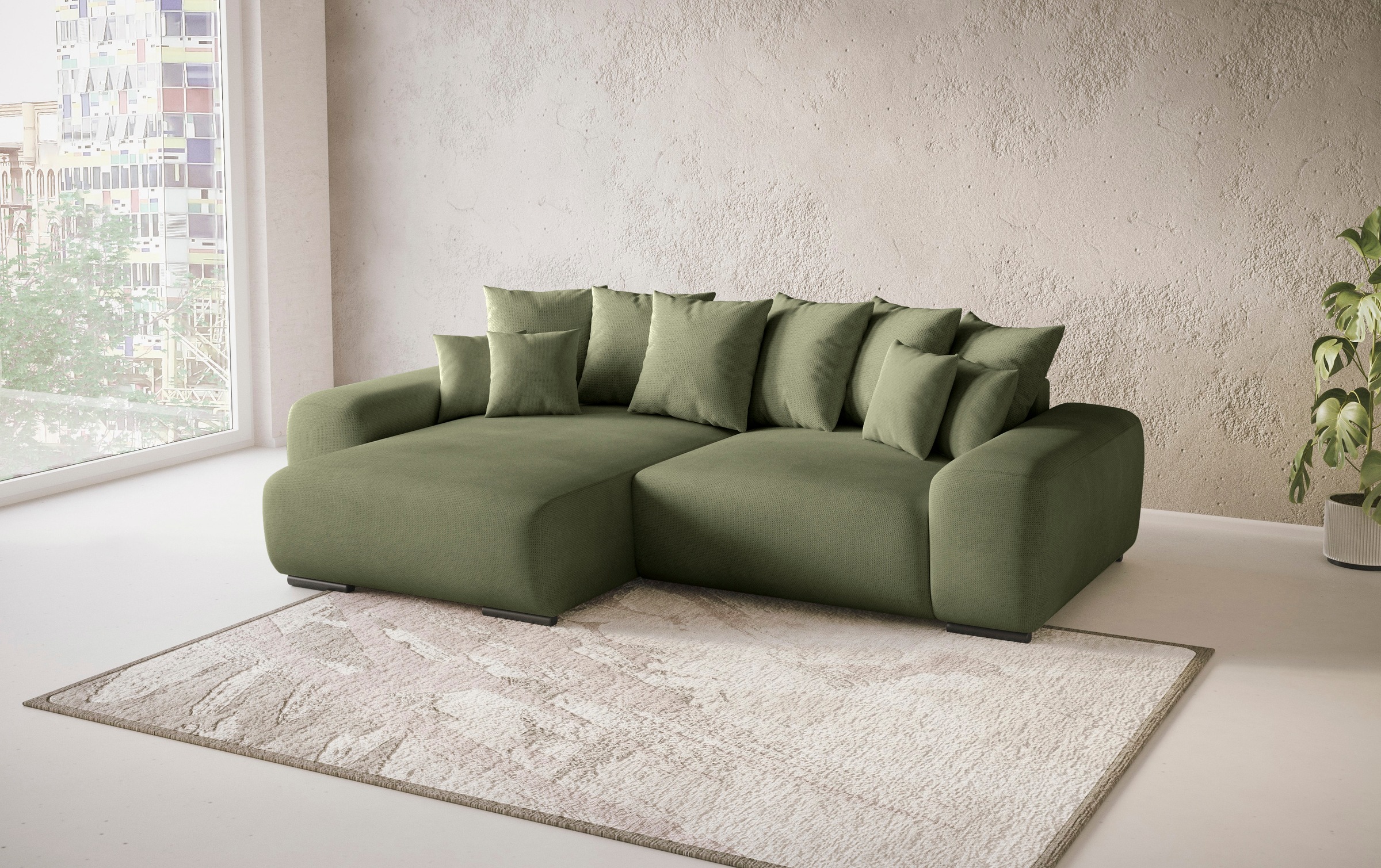 Mr. Couch Polsterecke »Sundance, L-Form«, Dauerschläfer mit Bett, Bettkaste günstig online kaufen