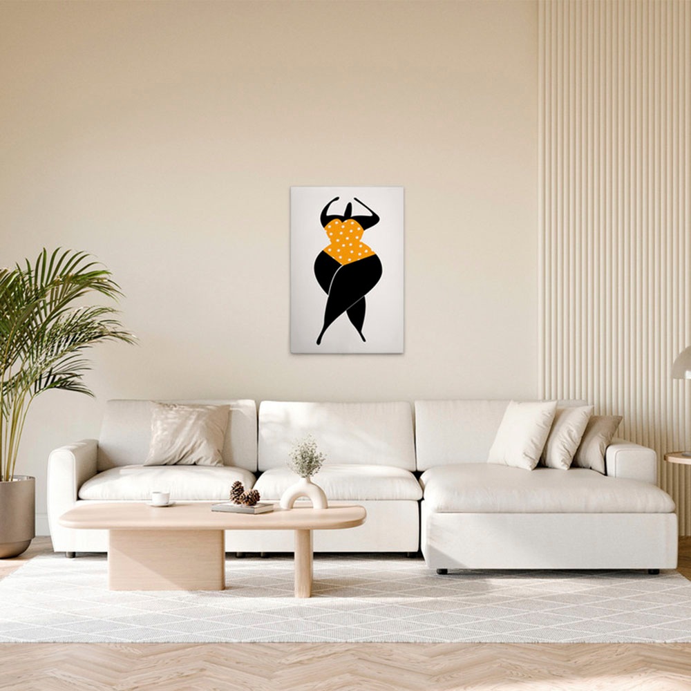 A.S. Création Leinwandbild »Dancing In The Sun 1 - Wandbild Creme Keilrahme günstig online kaufen