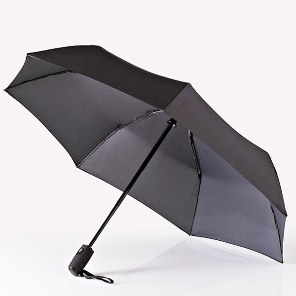 EUROSCHIRM Taschenregenschirm »birdiepal select, Automatik, schwarz« schwarz