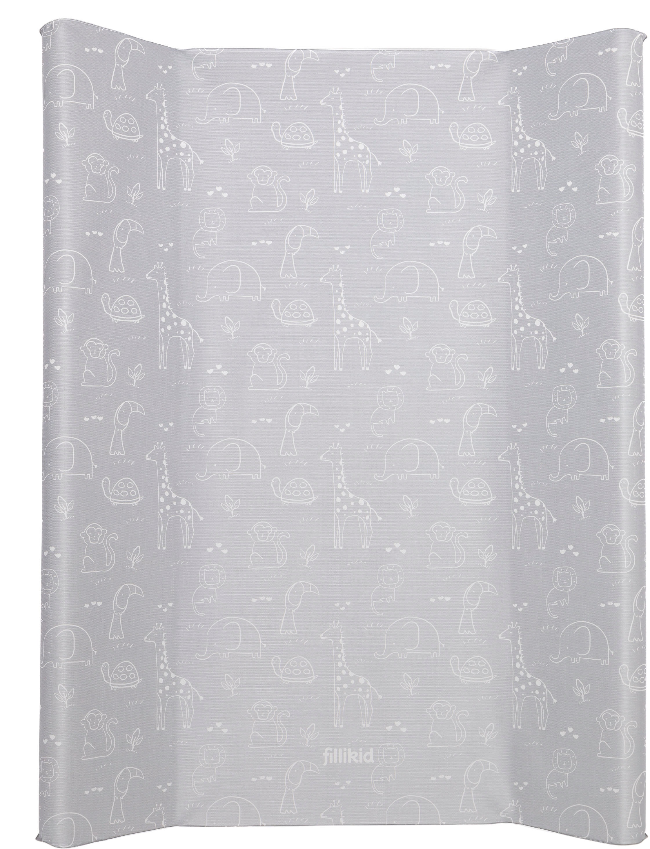 Fillikid Wickelauflage »Small, Safari grau«, Made in Europe