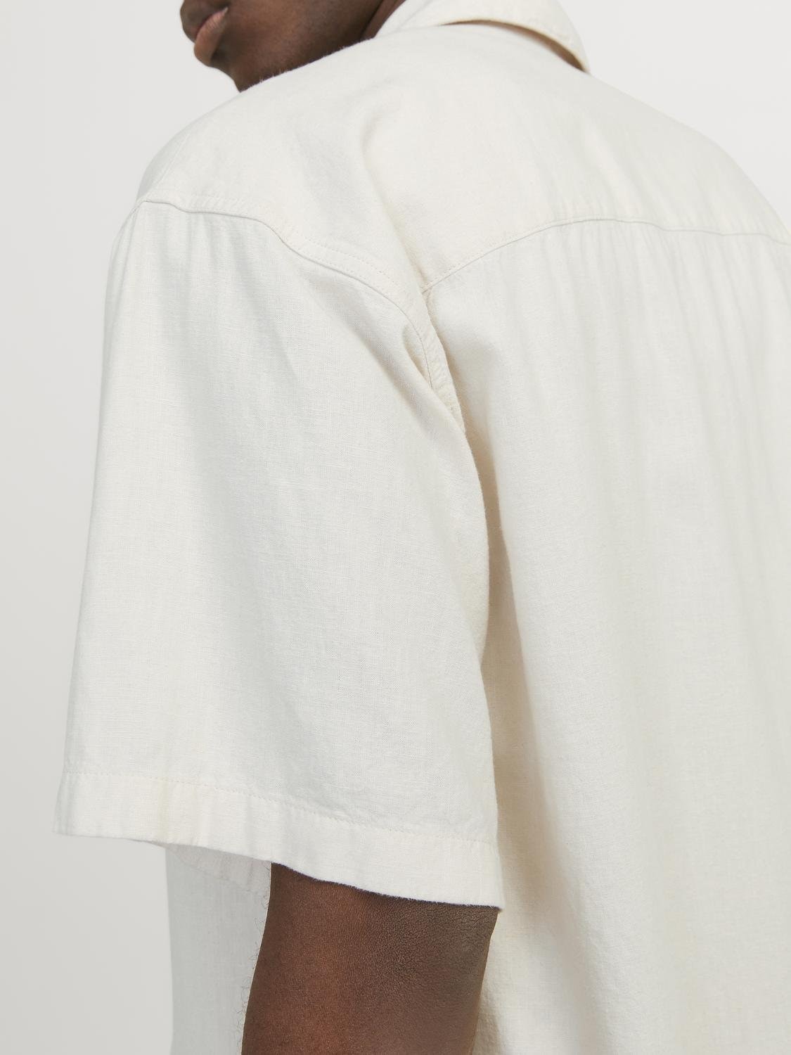 Jack & Jones Kurzarmhemd »JORFARO LINEN OVERSIZED SHIRT SS SN«