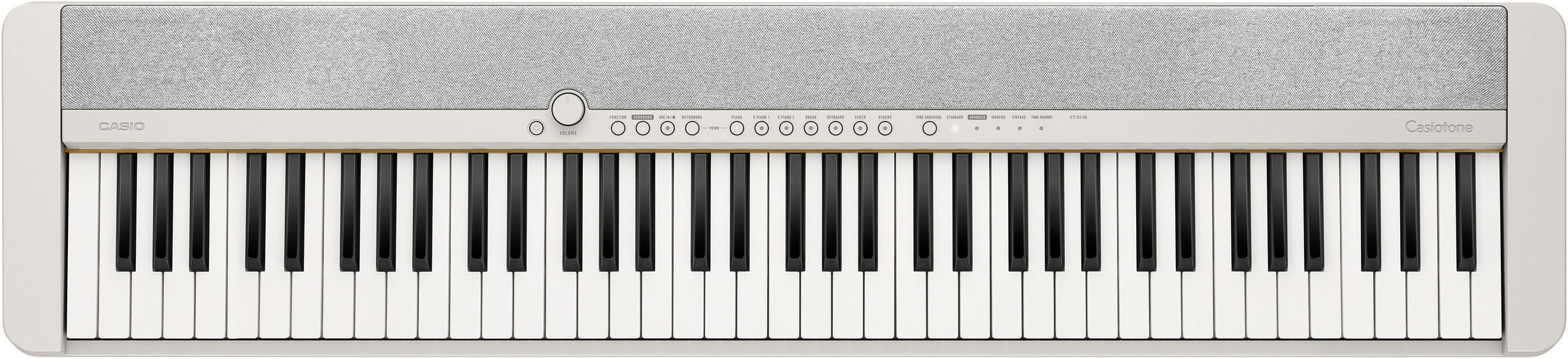 CASIO Home-Keyboard »CT-S1-76 weiß«, inkluisve Pedal und Stativ