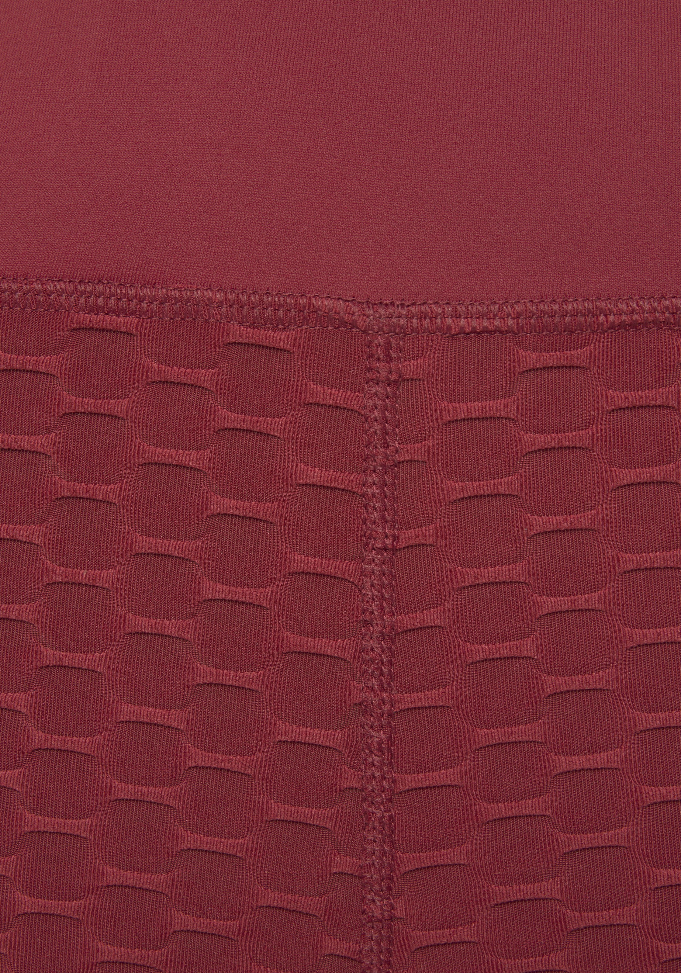 Vivance active Shorts  mit breitem Bund und Wabenoptik