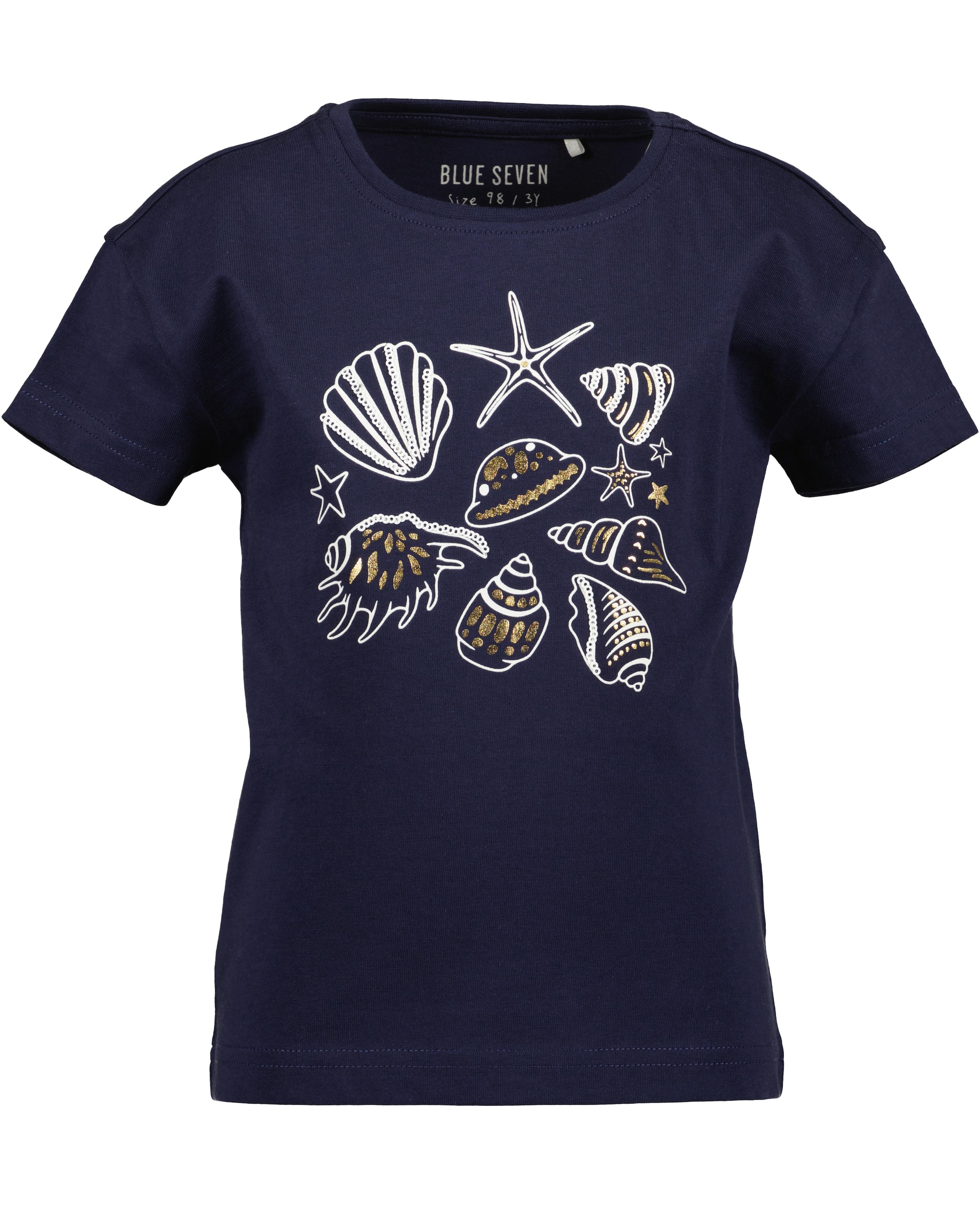 Blue Seven T-Shirt, (Packung, 2 tlg.), mit maritimen Frontmotiven mit Glitzerdetails
