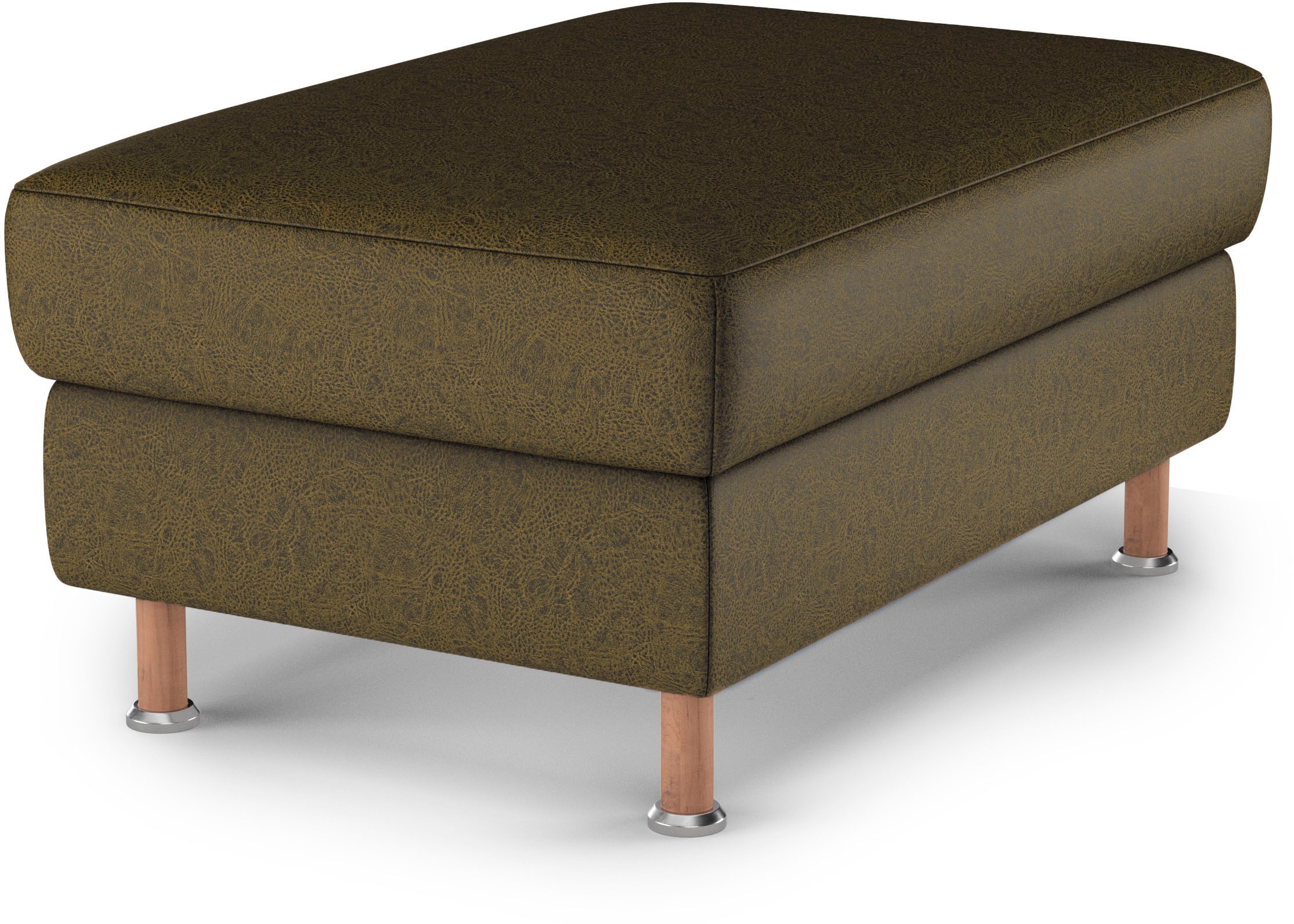 Home affaire Polsterhocker »Calypso«, Holzfuesse mit Metallteller