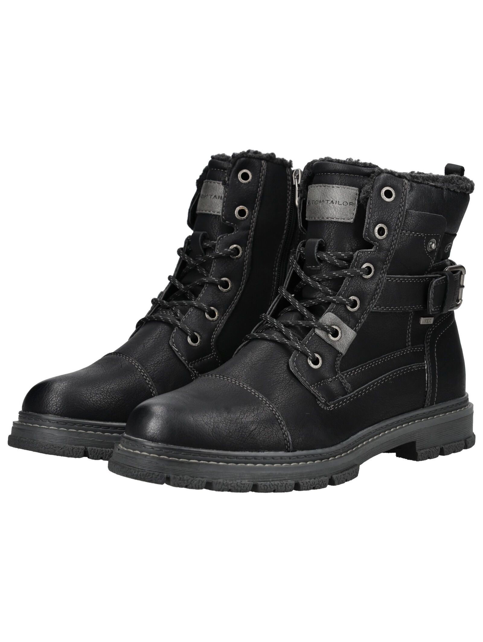 TOM TAILOR Schnürstiefelette »Tom Tailor Stiefelette Lederimitat«