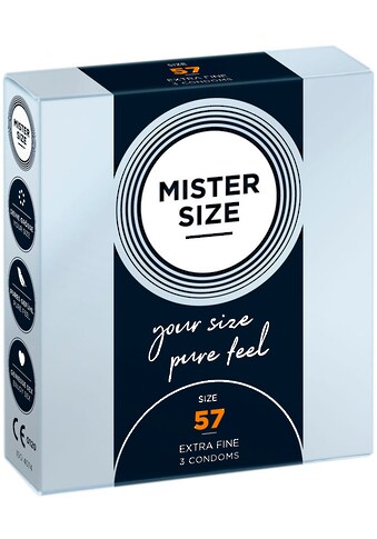 MISTER SIZE Kondome »57 mm«, (Packung), hauchdünne Wandstärke kaufen