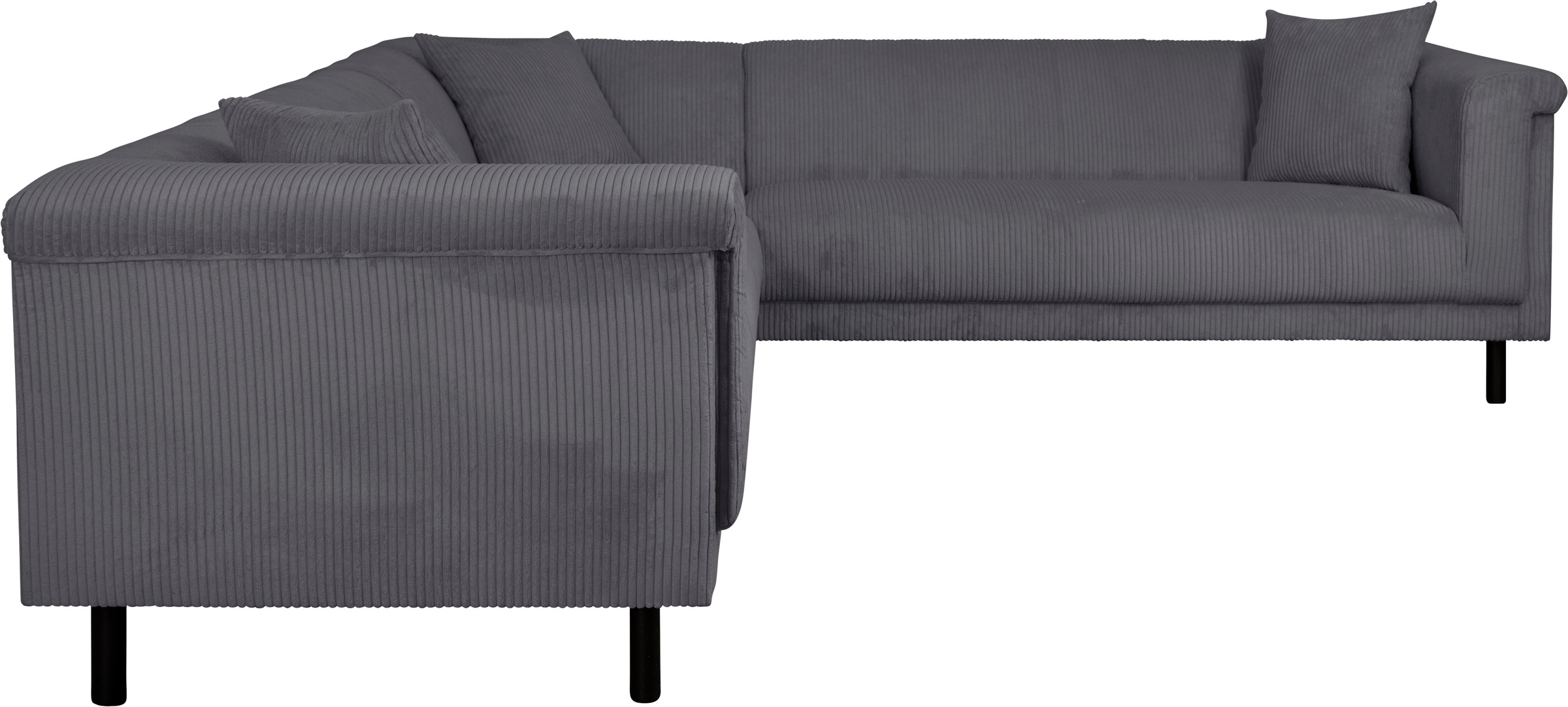 INOSIGN Ecksofa »AGNIA L-Form B/T/H: 244/244/71 cm«, incl. Zierkissen, glei günstig online kaufen