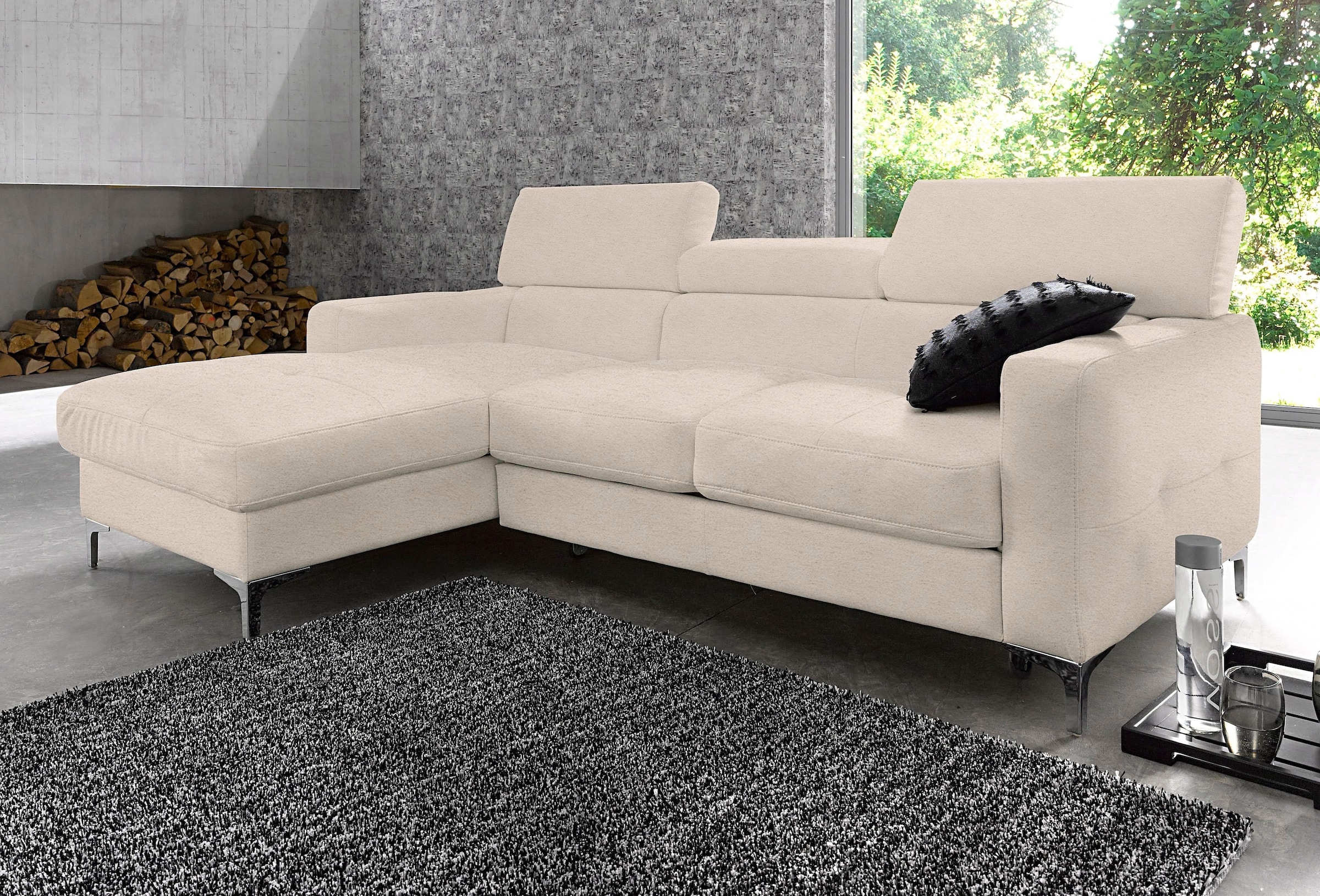 COTTA Polstergarnitur »Sammy L-Form«, (Set), Set bestehend aus: Ecksofa mit günstig online kaufen