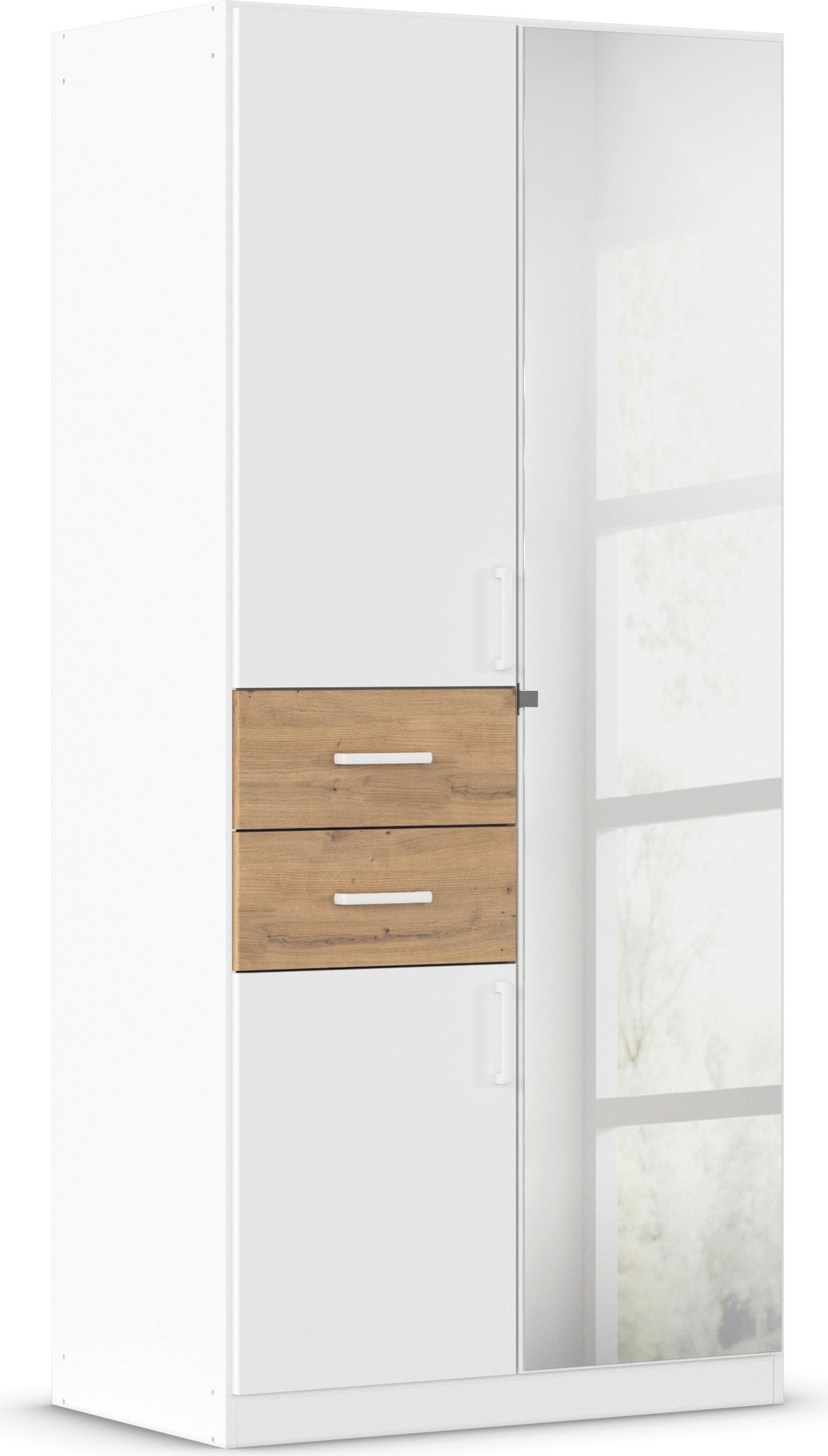 rauch Drehtürenschrank "Maika" mit Spiegel, 2 Schubladen, in verschiedenen günstig online kaufen