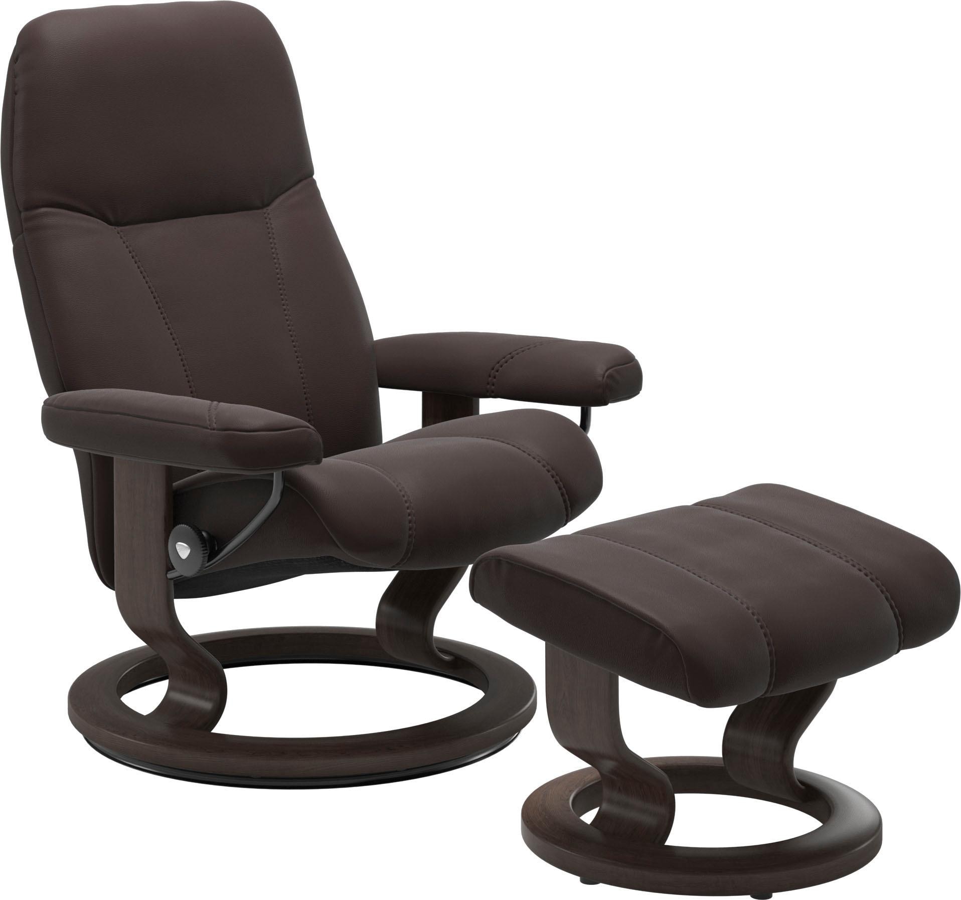 Stressless® Relaxsessel »Consul«, (Set, Relaxsessel mit Hocker), mit Hocker günstig online kaufen