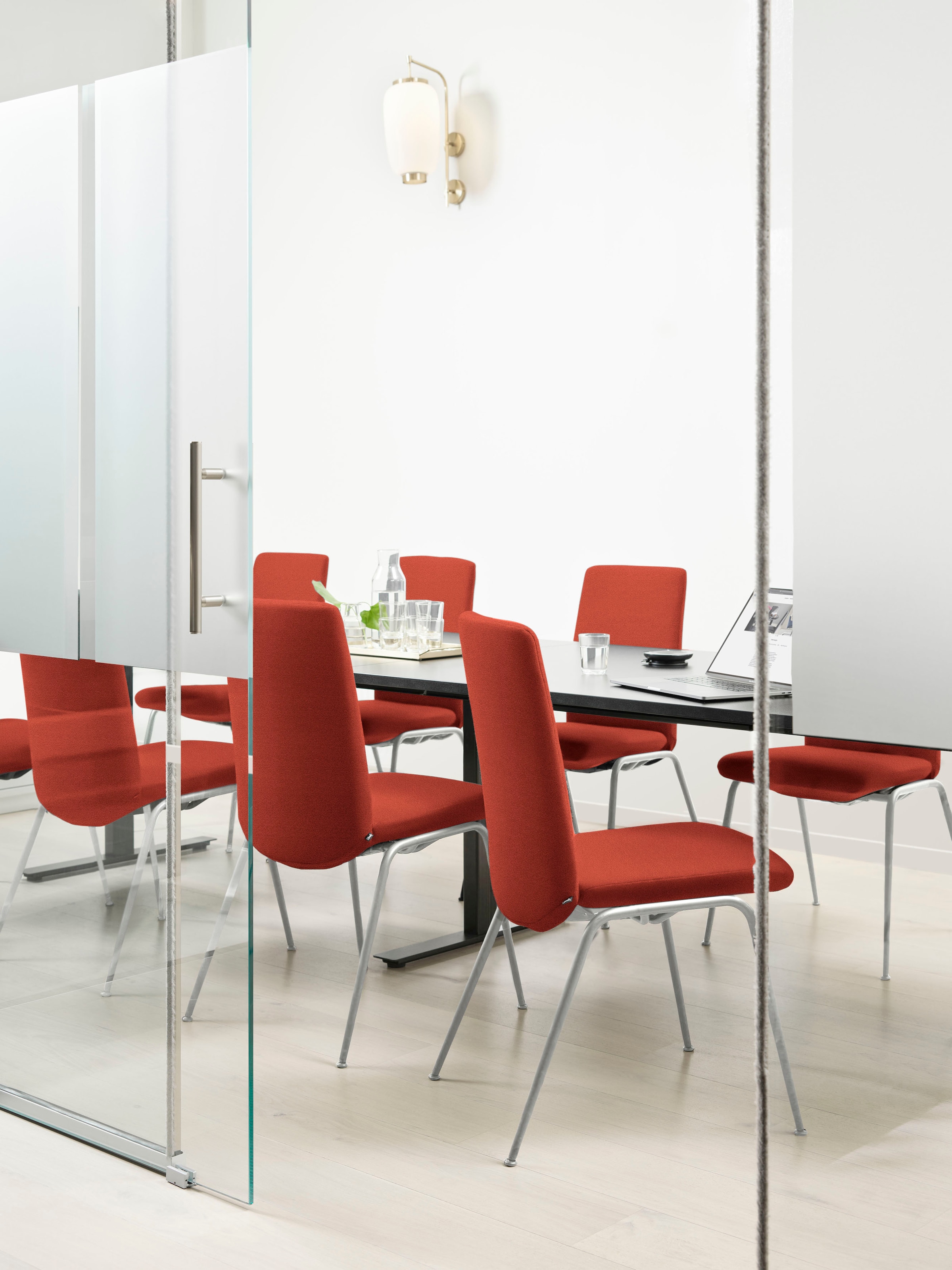 Stressless® Polsterstuhl »Laurel«, ROHLEDER Stoff Q2 FARON, Low Back, Größe L, mit Beinen aus Stahl in Chrom matt