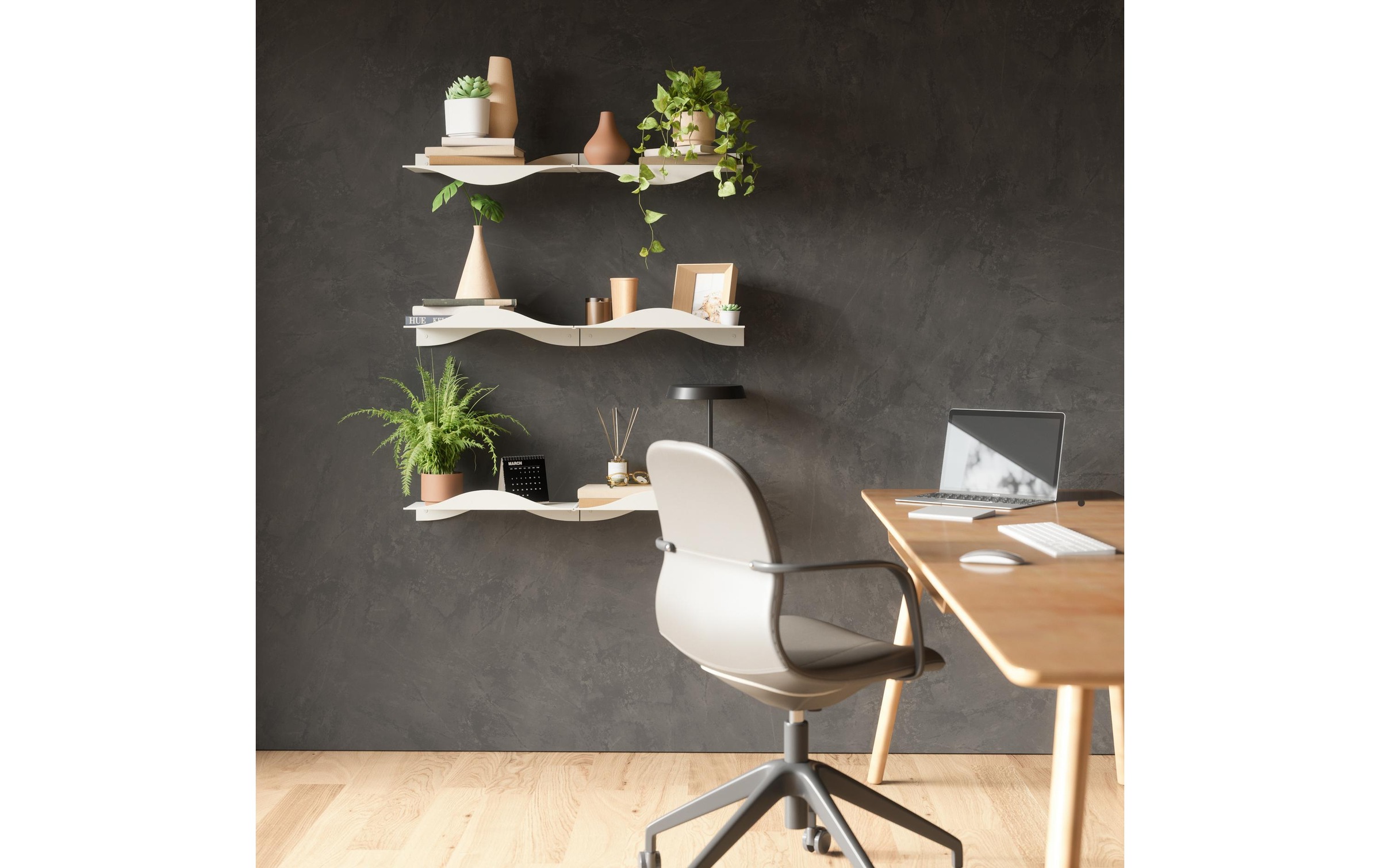 Umbra Wandregal »Surf 2er Set, 43 x 18 x 10 cm« 2 Stk. tlg.