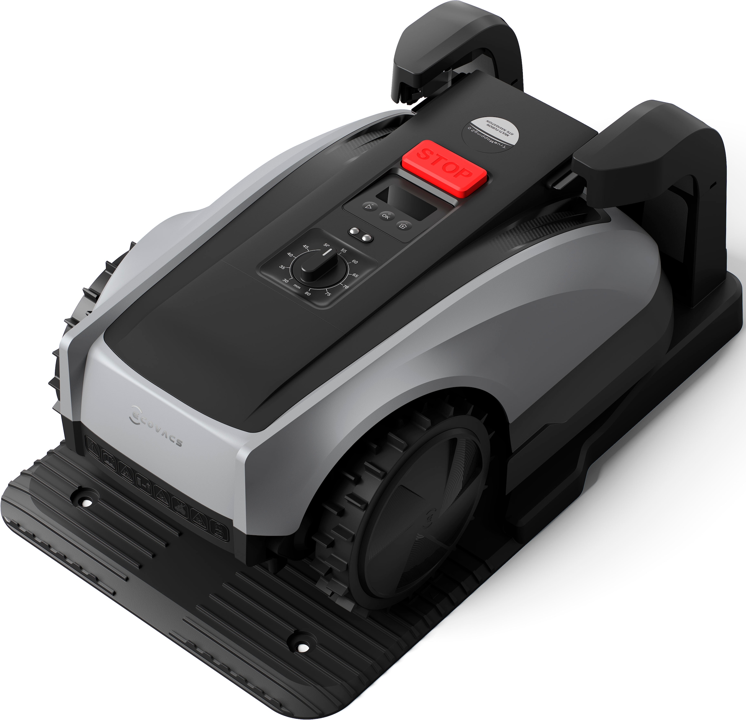 ECOVACS Rasenmähroboter »GOAT O600 RTK« Mäheffizienz von 100 m²/h,   mit präziser RTK-Navigation und KI-Kamera zur Hindernisvermeidung